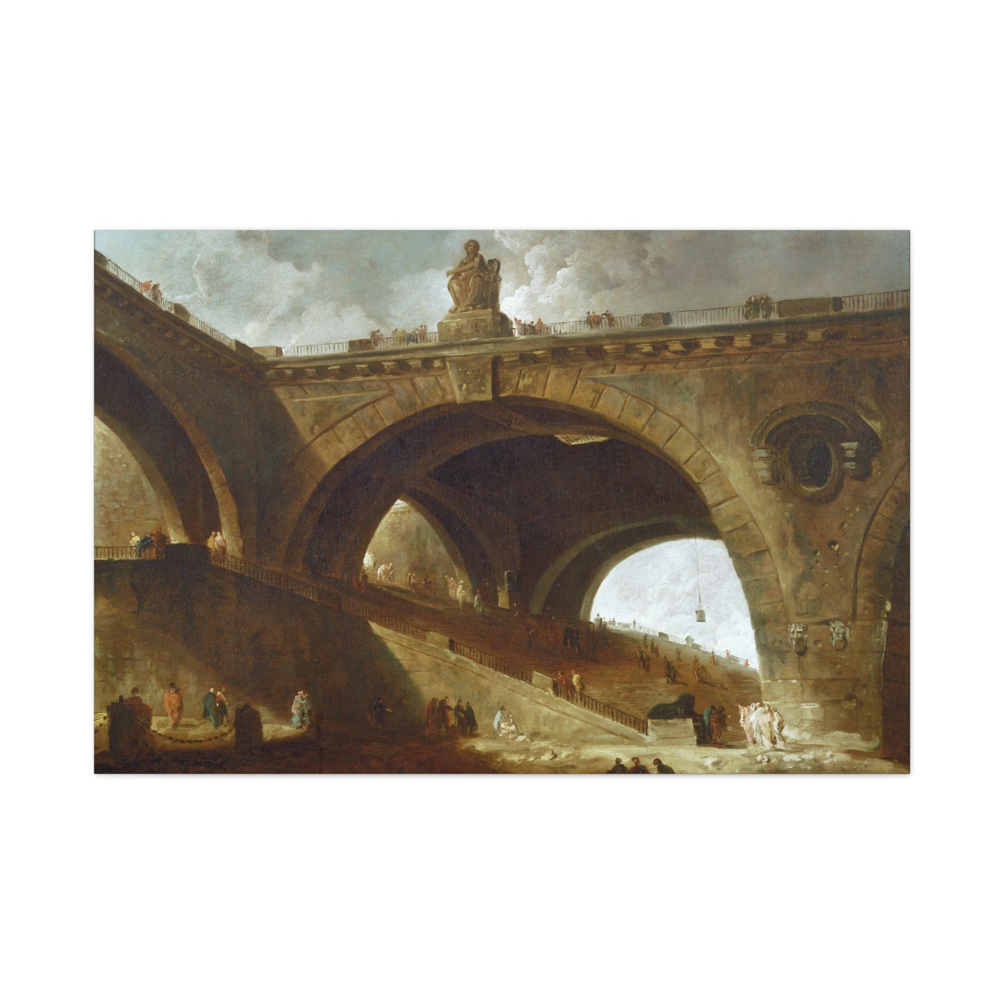 The Old Bridge - Canvas Wrap