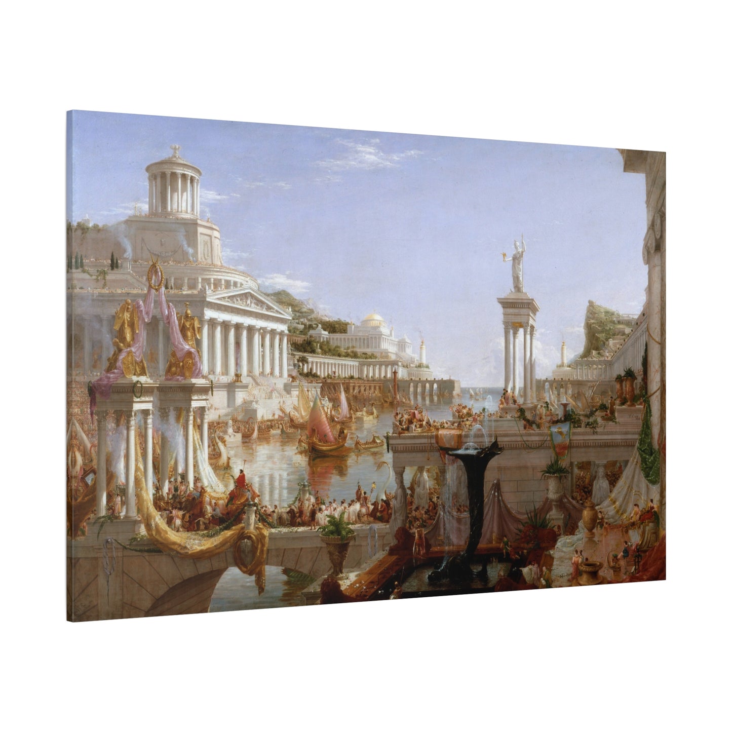 The Course of the Empire, The Consummation - Canvas Wrap