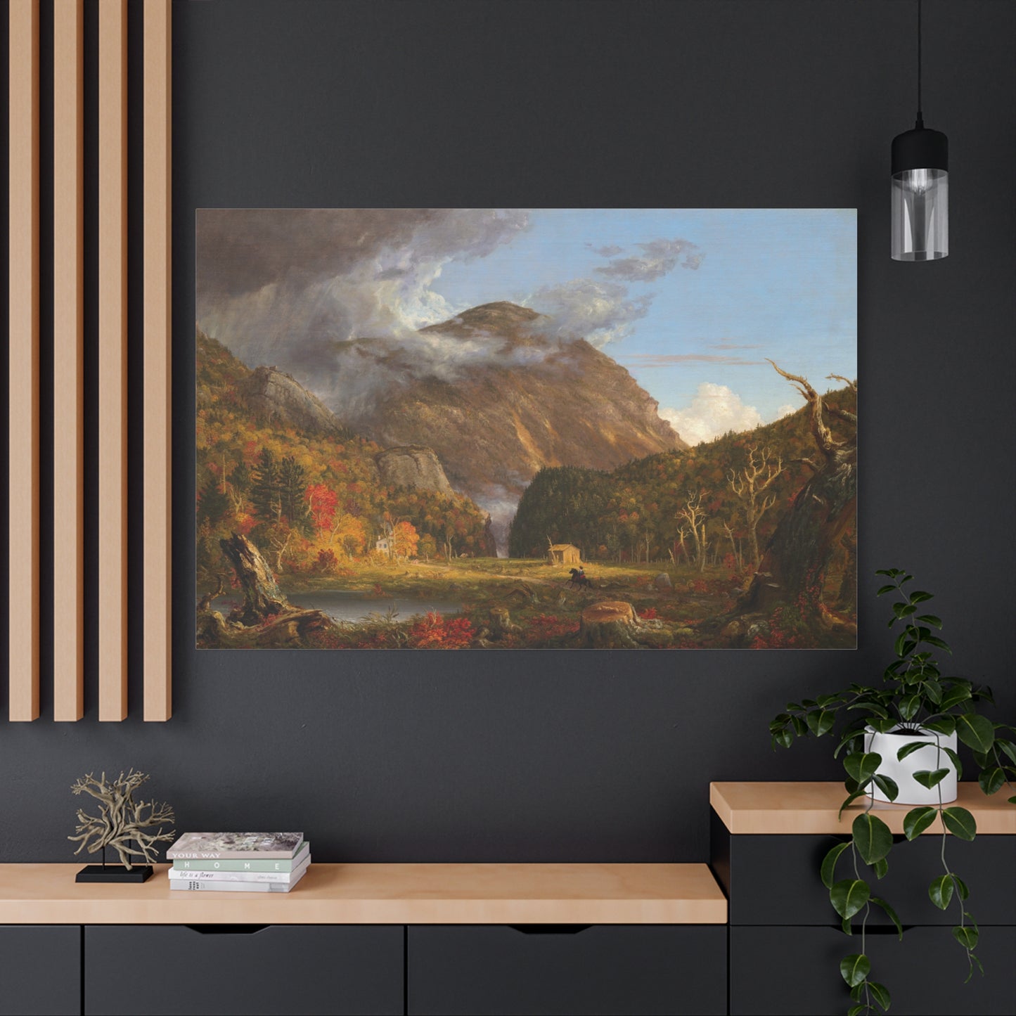 A View of Crawford Notch - Canvas Wrap