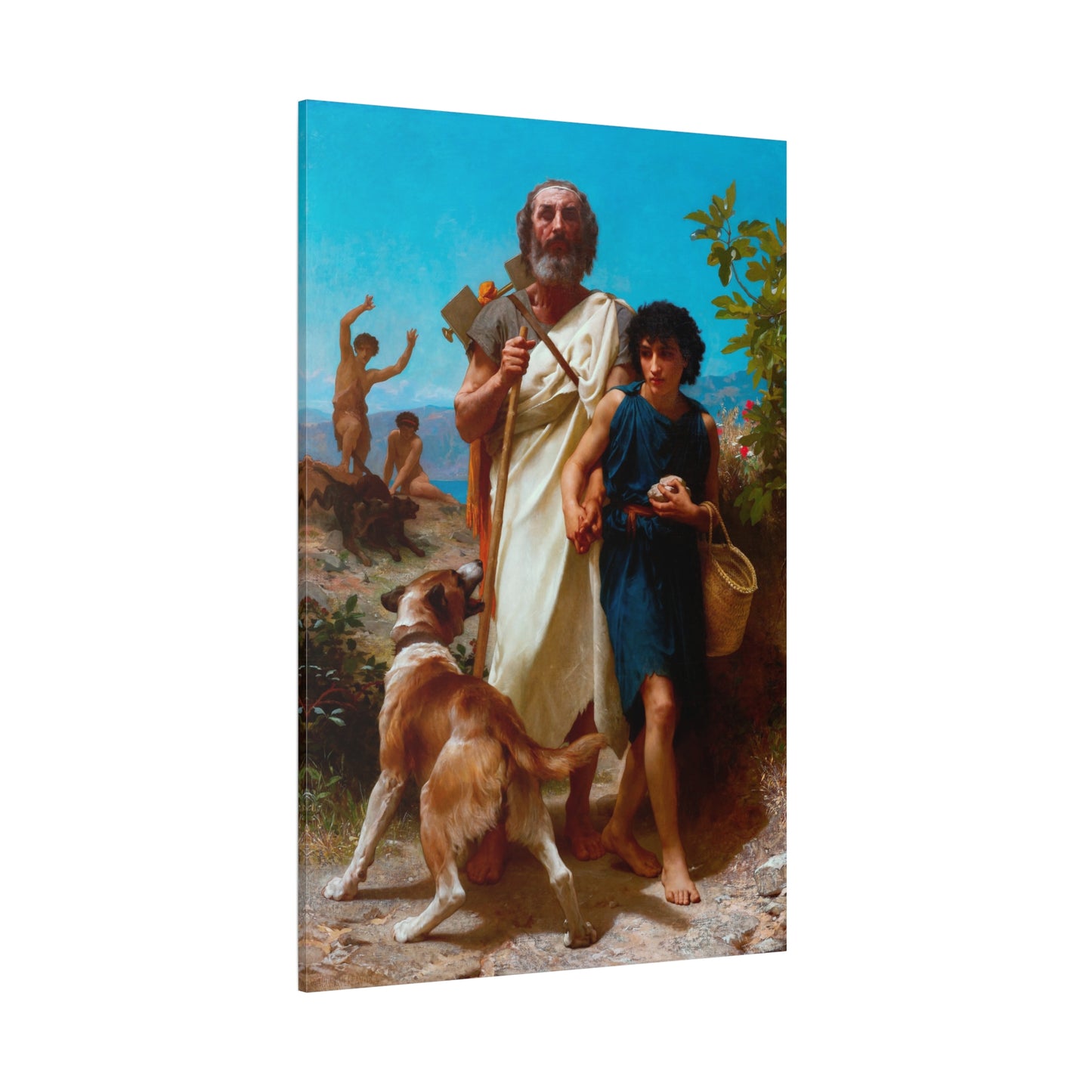 Homer and His Guide - Canvas Wrap