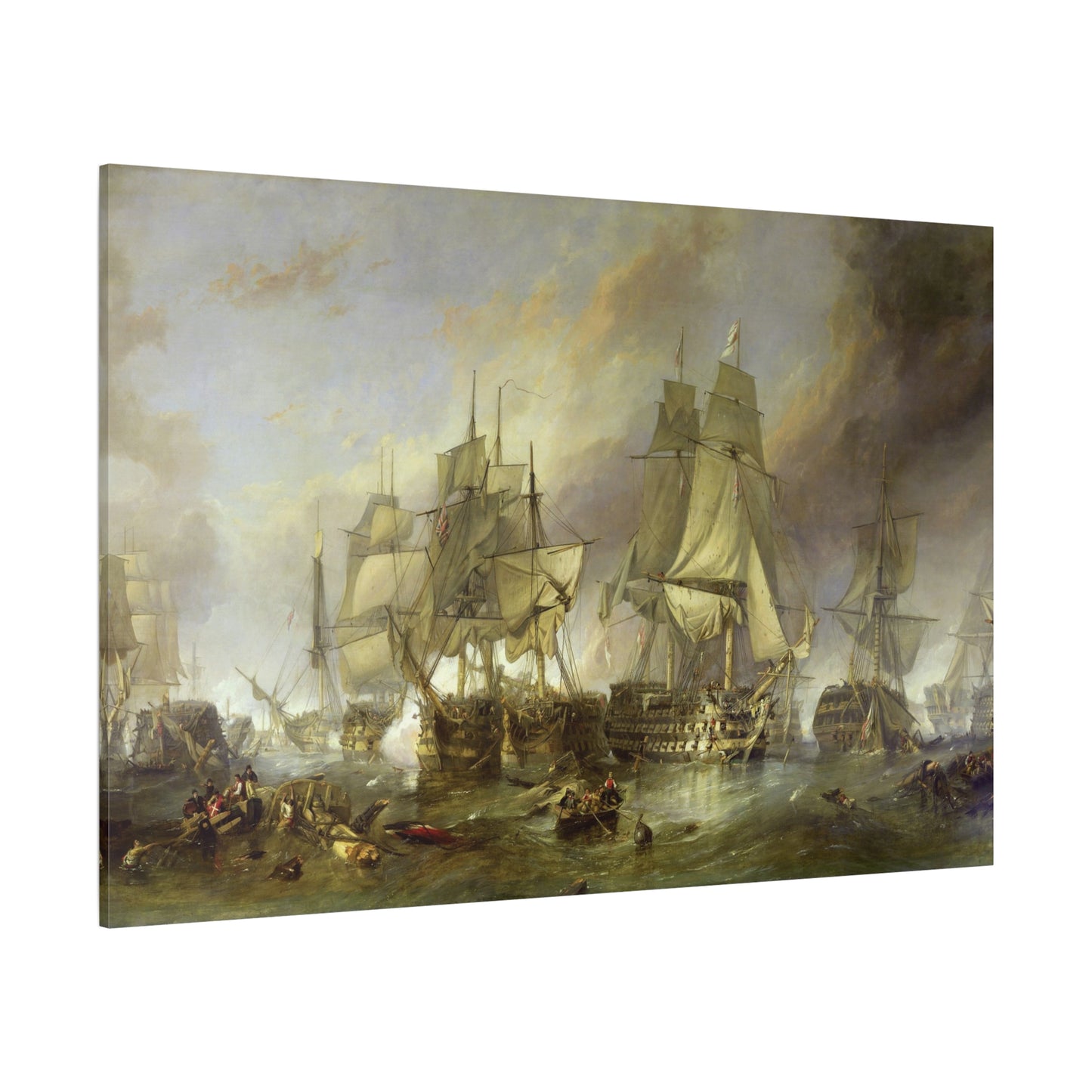 The Battle of Trafalgar - Canvas Wrap