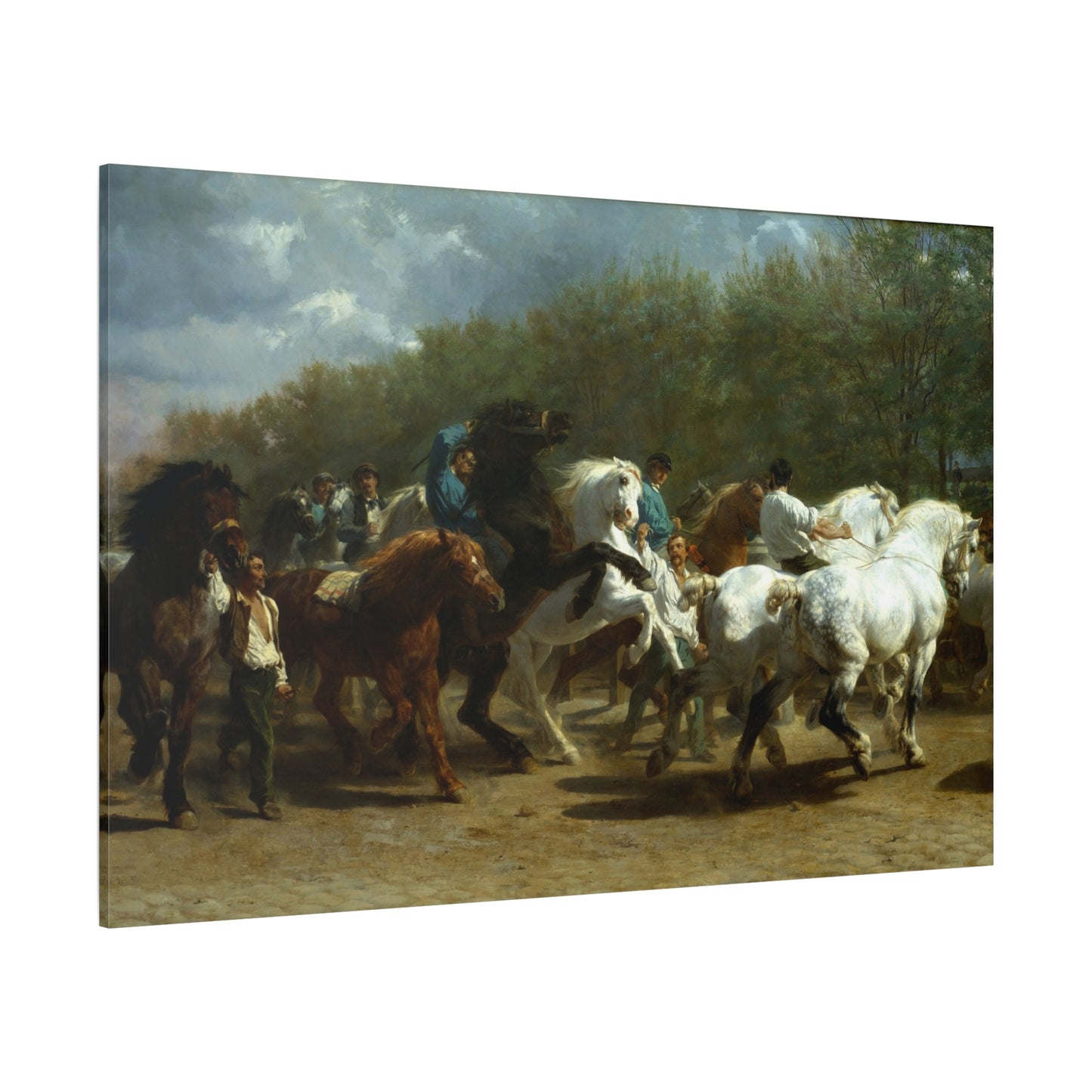 The Horse Fair - Canvas Wrap