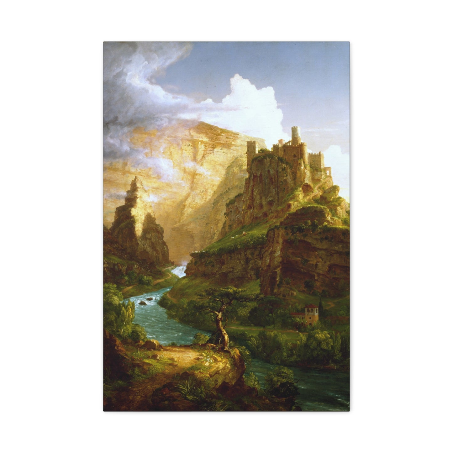 The Fountain of Vaucluse - Canvas Wrap
