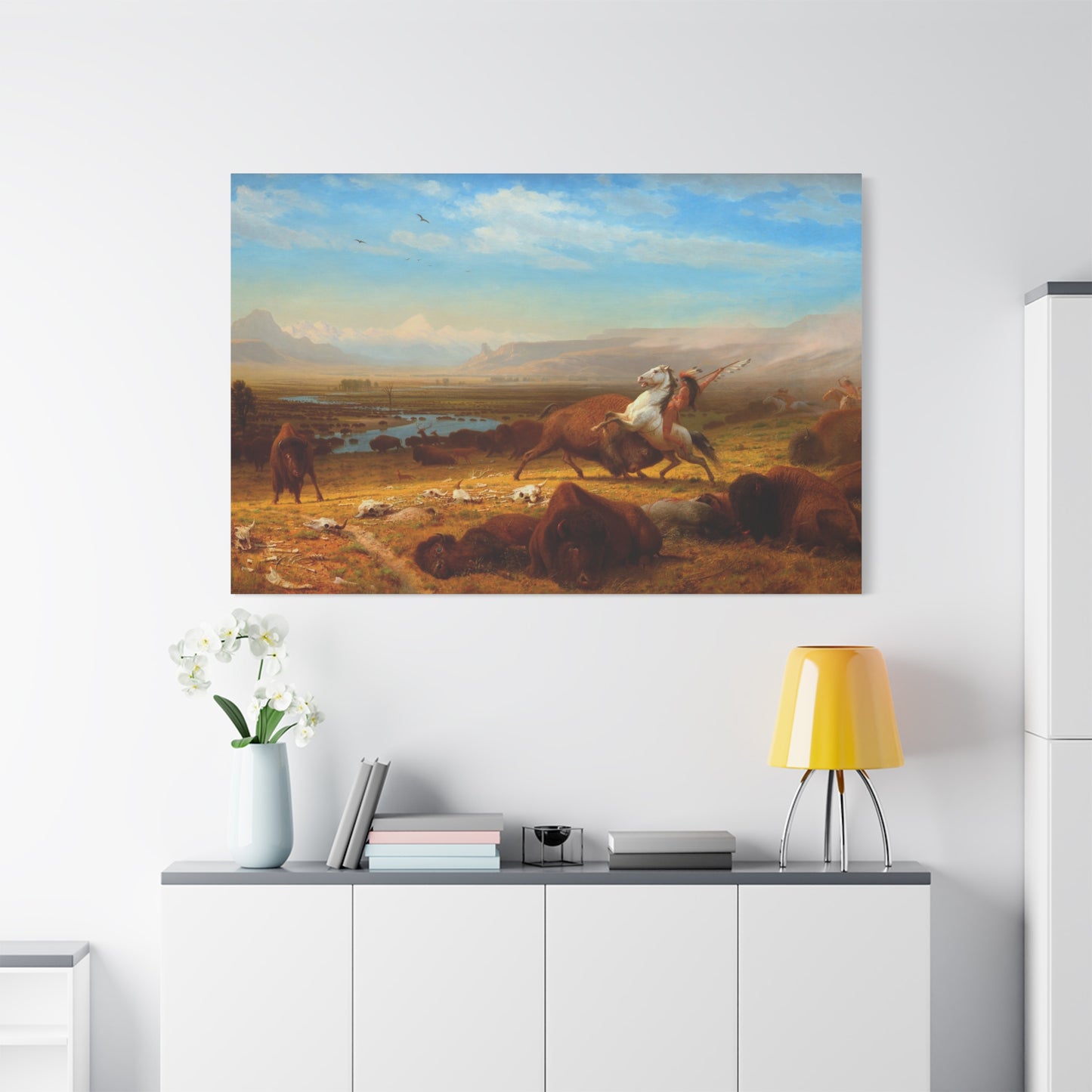 The Last of the Buffalo - Canvas Wrap