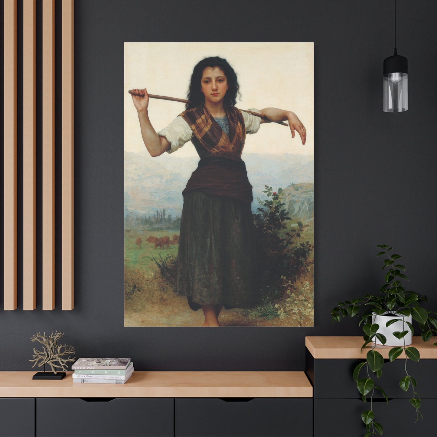 The Little Shepherdess - Canvas Wrap
