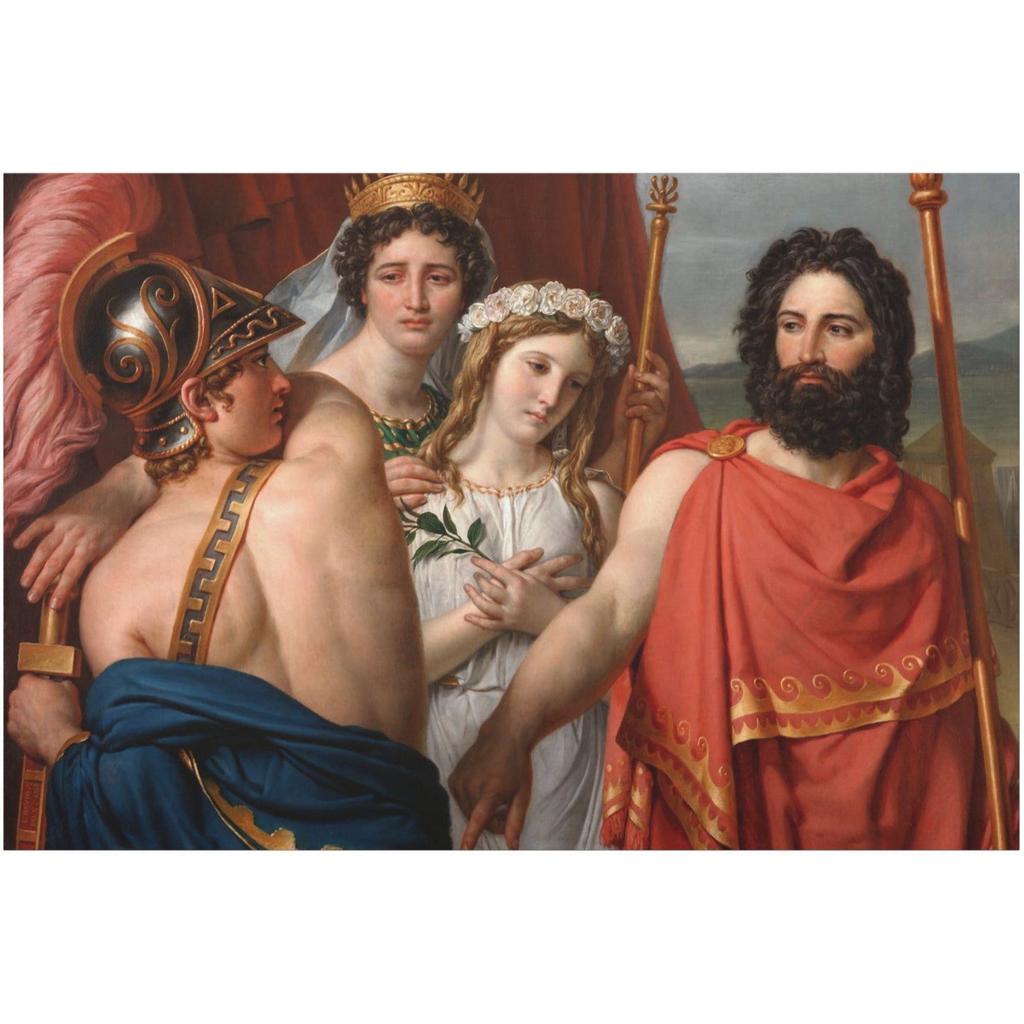 The Anger of Achilles - Canvas Wrap