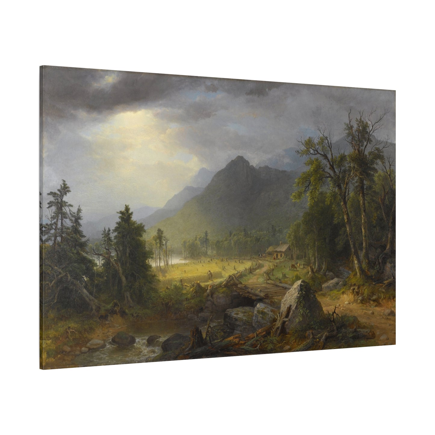The First Harvest in the Wilderness - Canvas Wrap