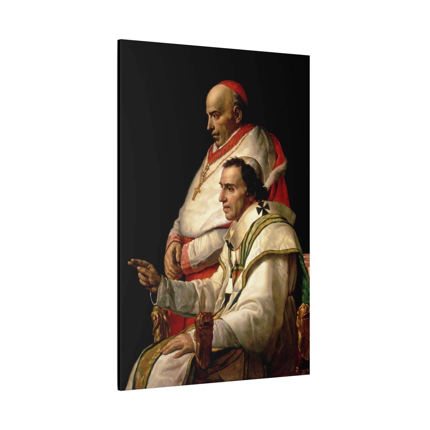 Pope Pius VII and Cardinal Caprara - Canvas Wrap