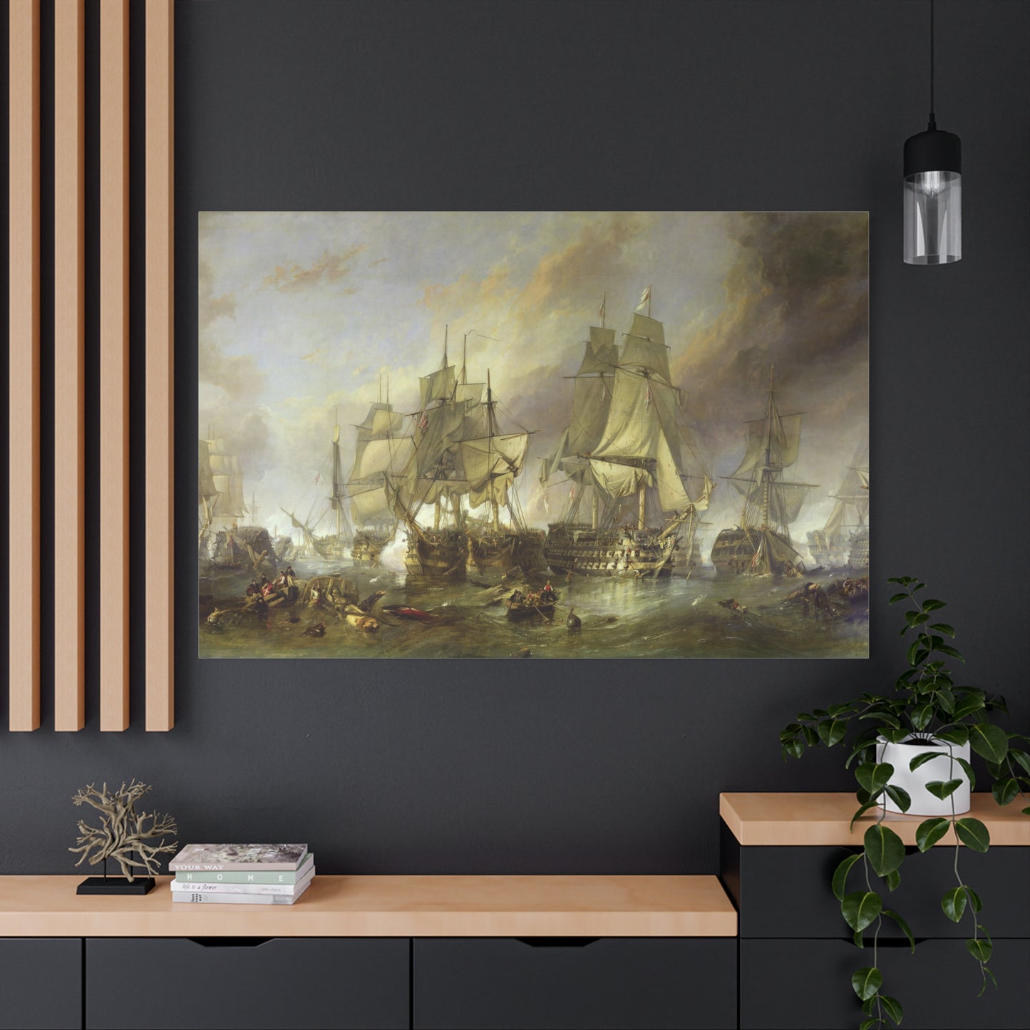 The Battle of Trafalgar - Canvas Wrap