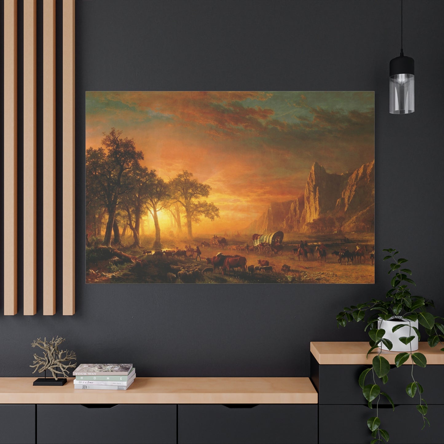 Emigrants Crossing the Plains - Canvas Wrap