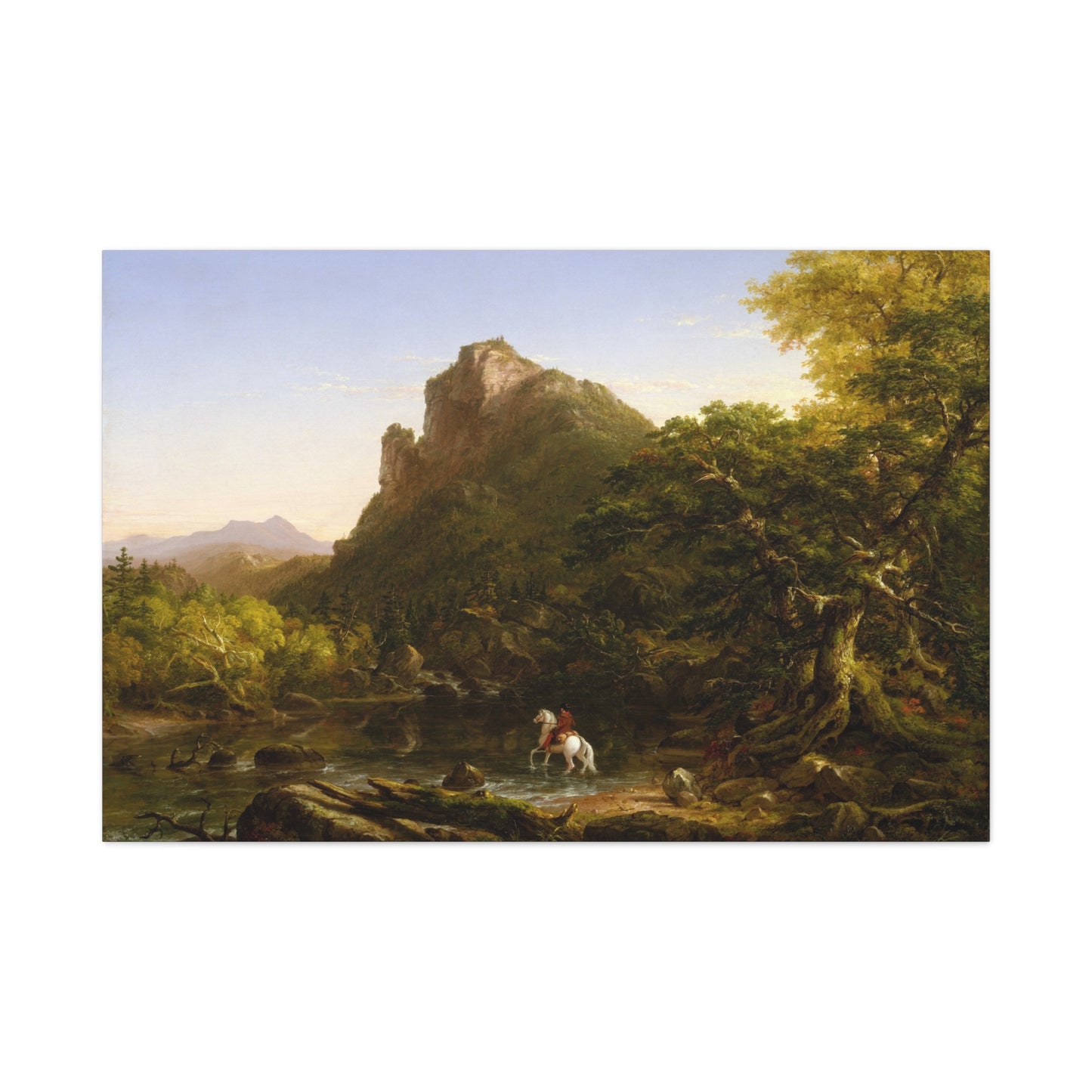 The Mountain Ford - Canvas Wrap