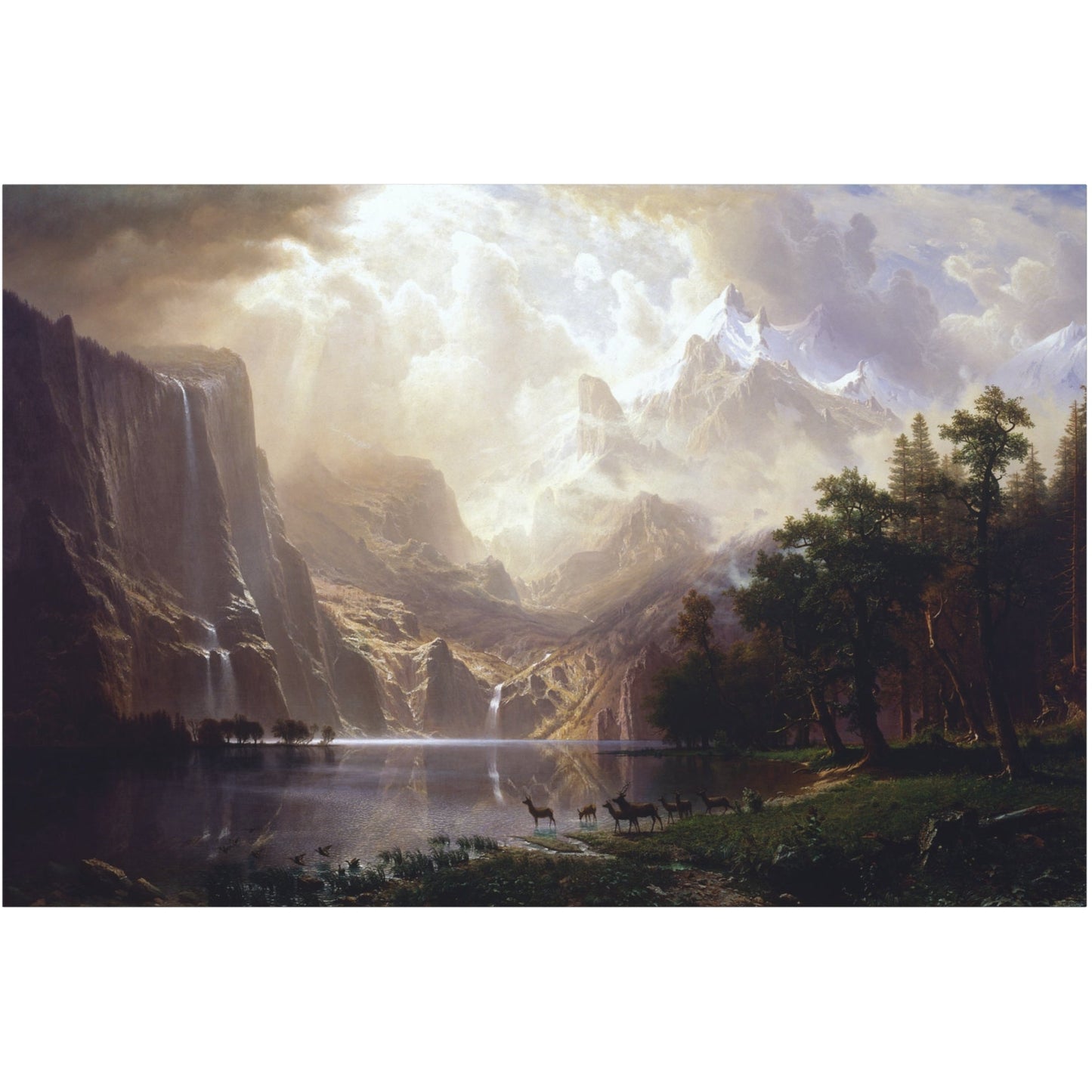 Among the Sierra Nevada Mountains - Canvas Wrap