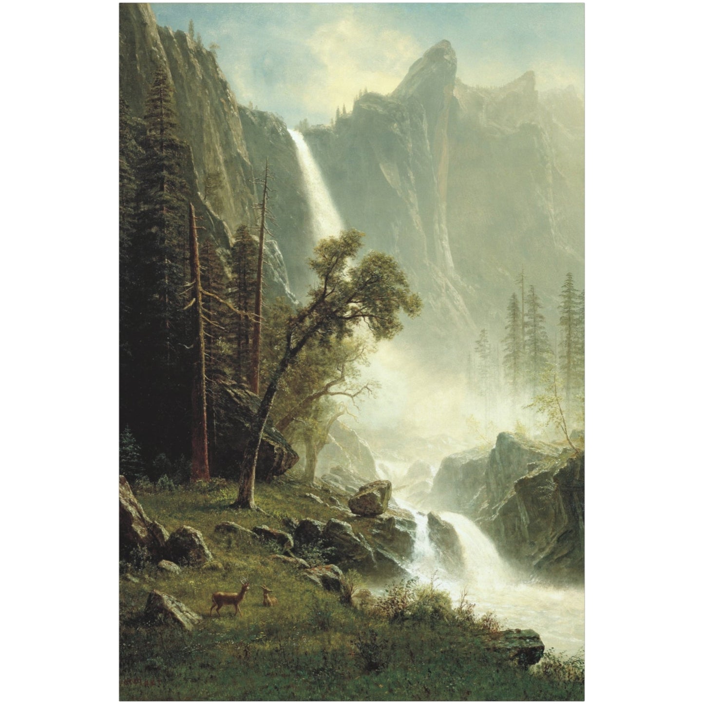 Bridal Veil Falls, Yosemite - Canvas Wrap