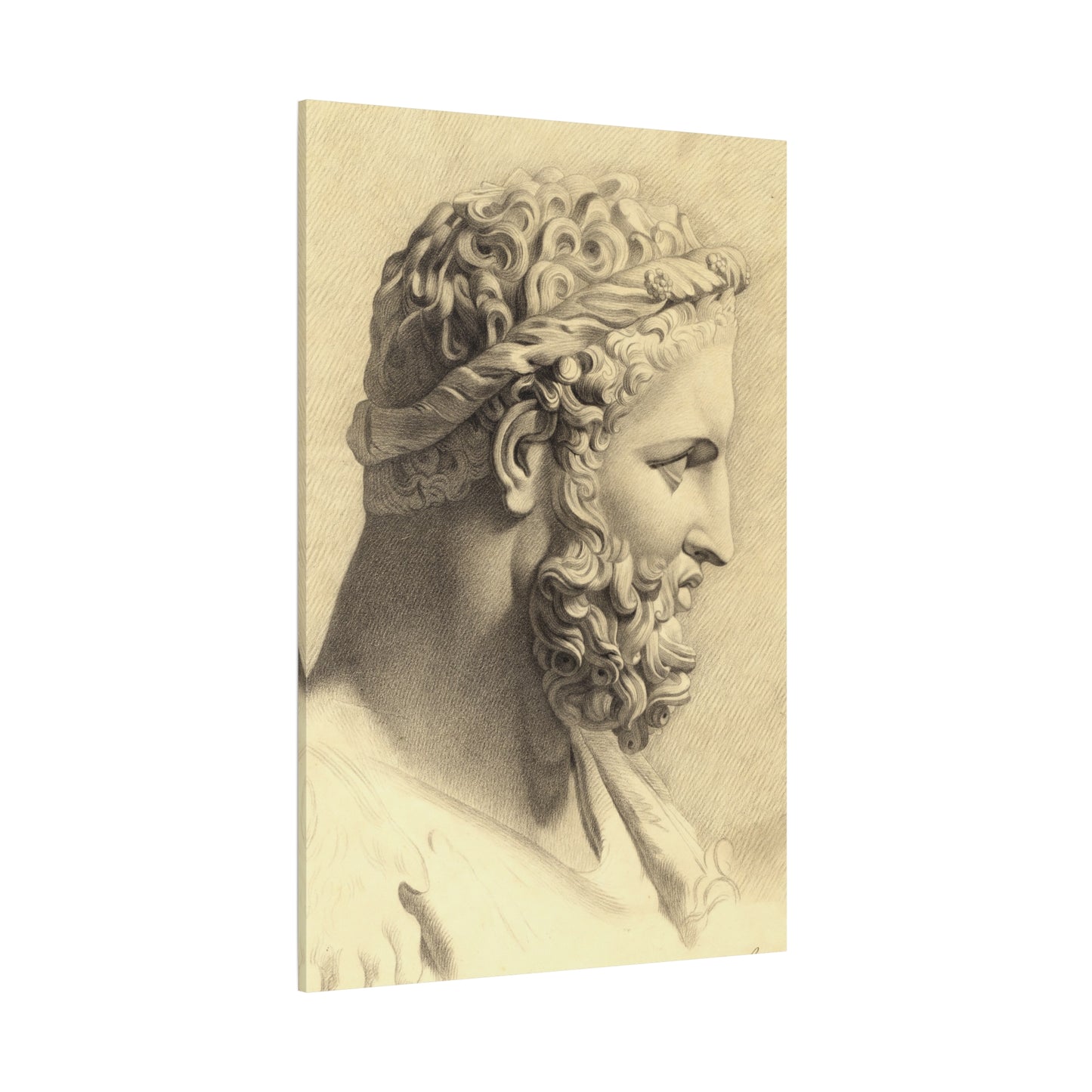 Bust of Hercules - Canvas Wrap