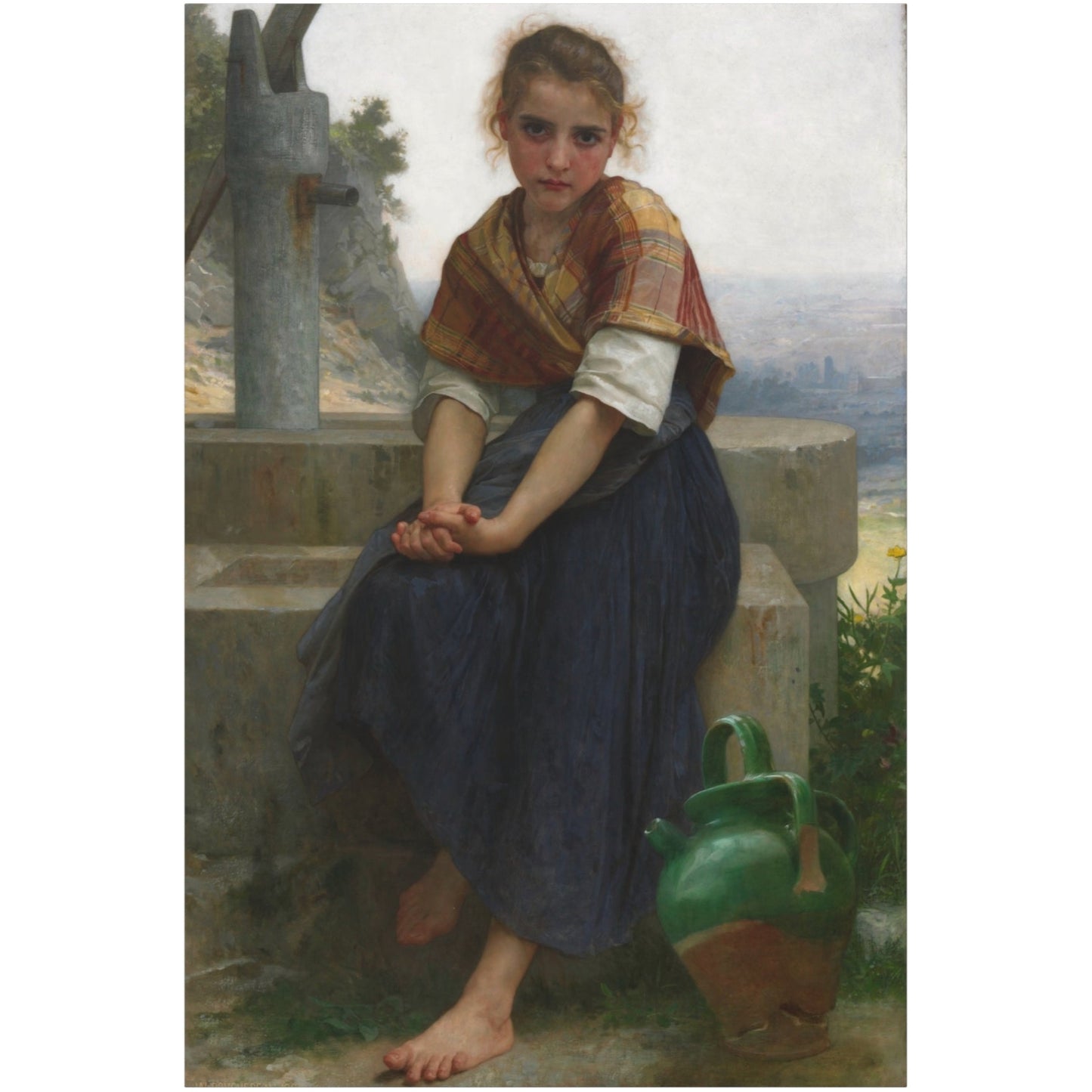 The Broken Pitcher - Canvas Wrap