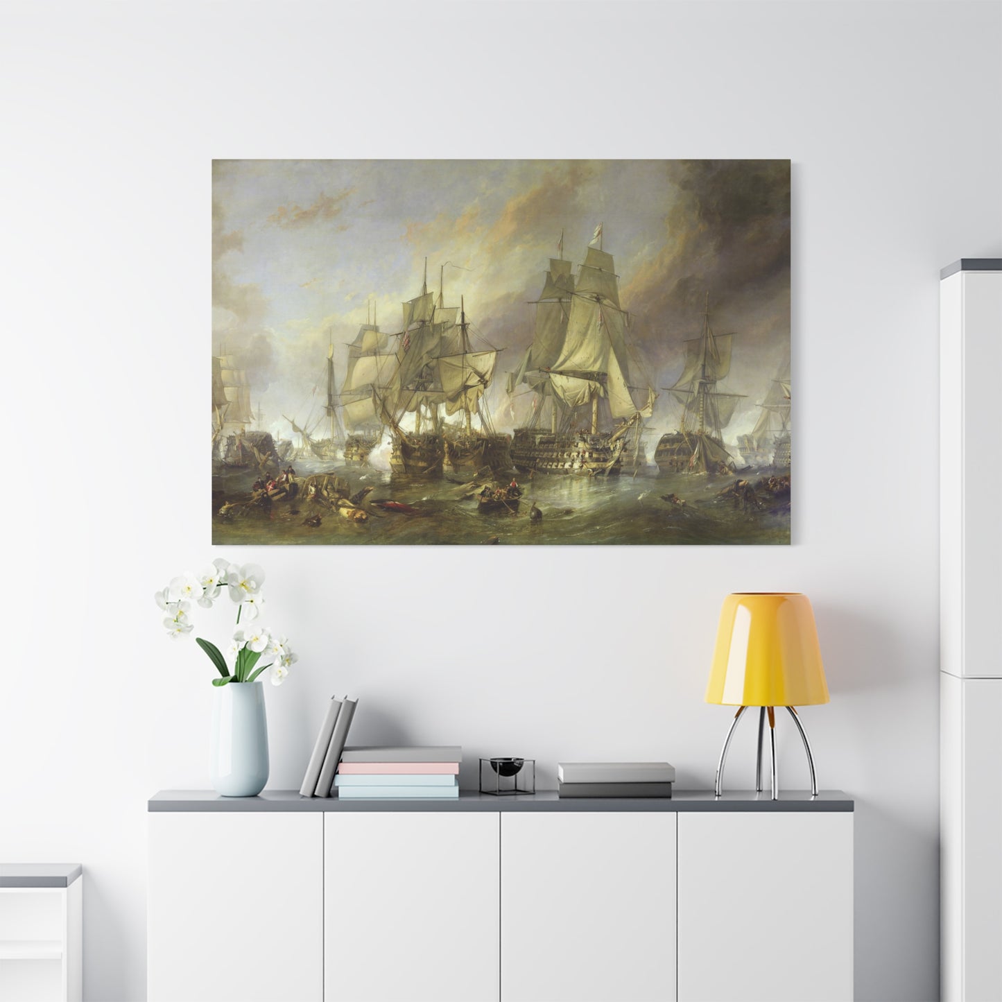 The Battle of Trafalgar - Canvas Wrap