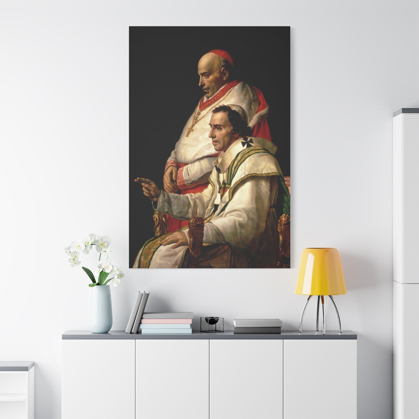 Pope Pius VII and Cardinal Caprara - Canvas Wrap