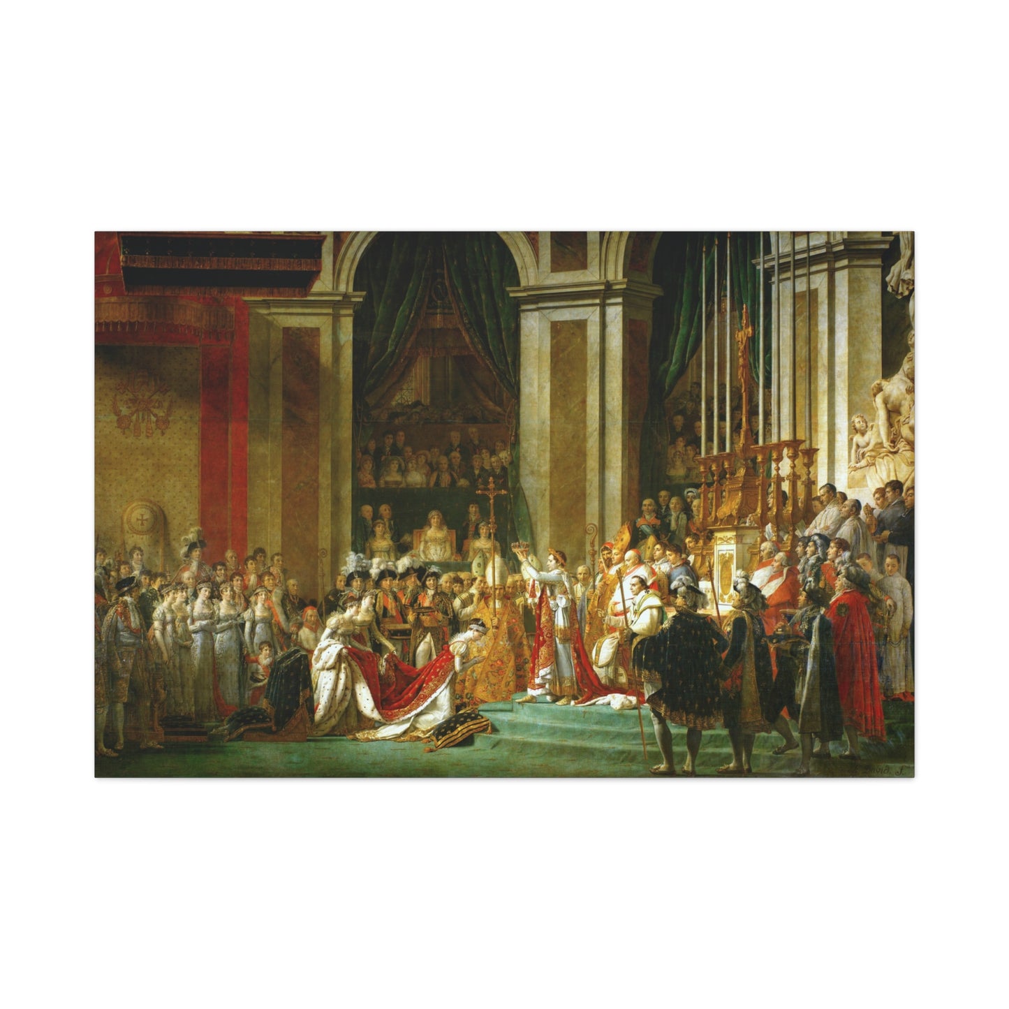 The Coronation of Napoleon - Canvas Wrap