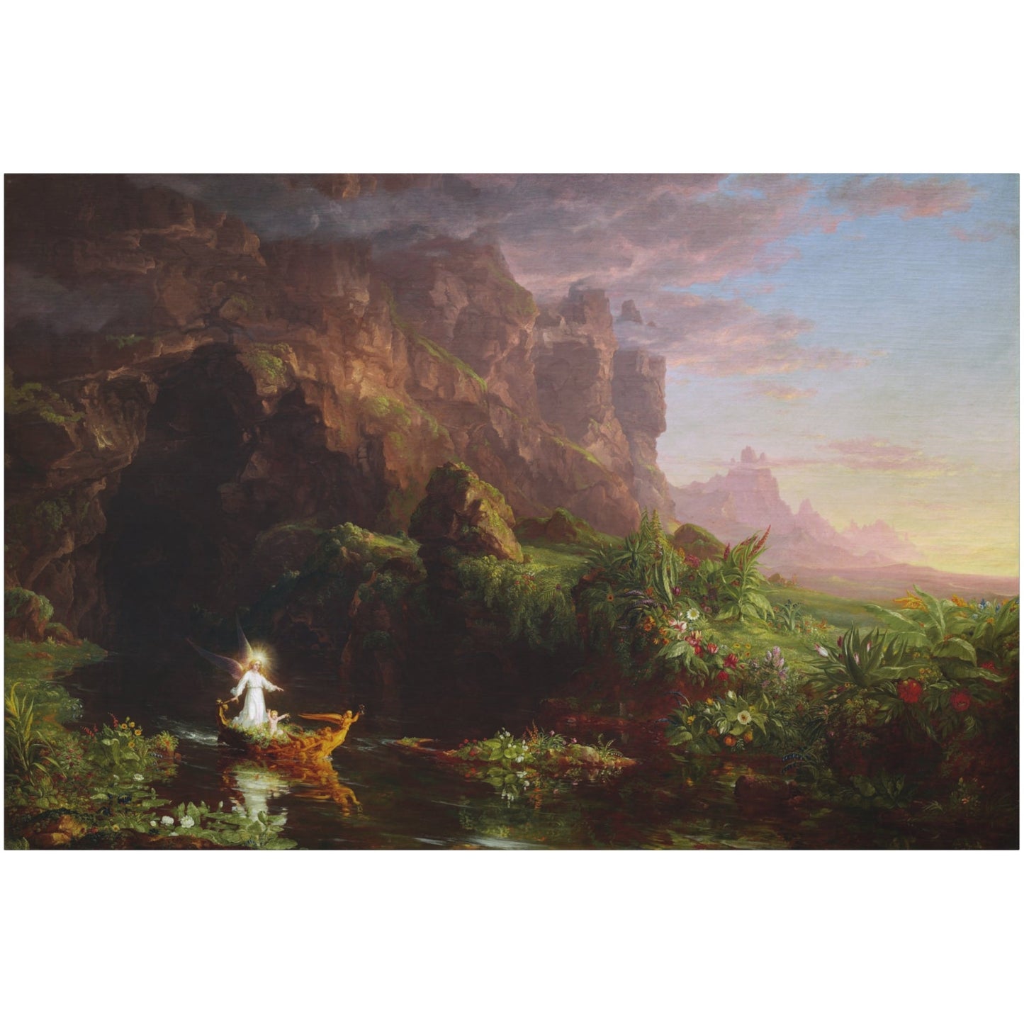 The Voyage of Life, Childhood - Canvas Wrap