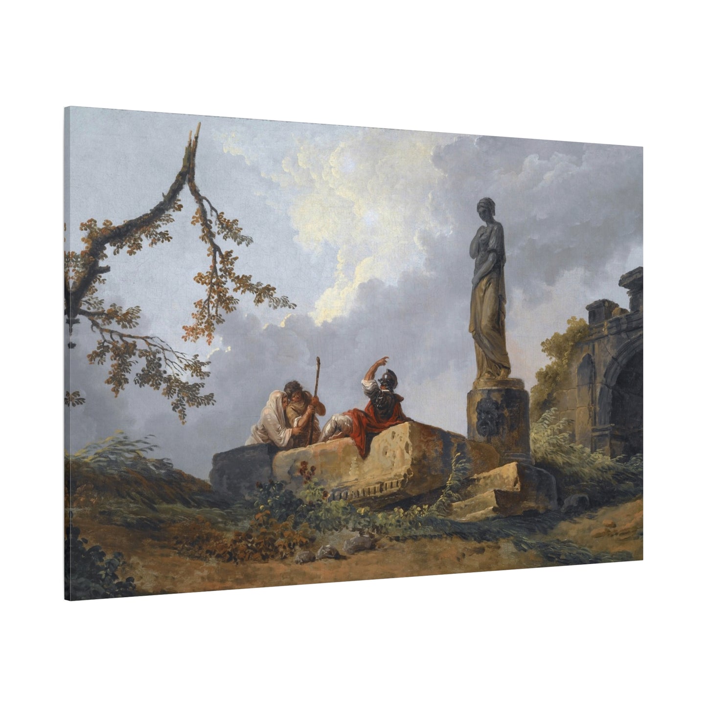 The Statue - Canvas Wrap
