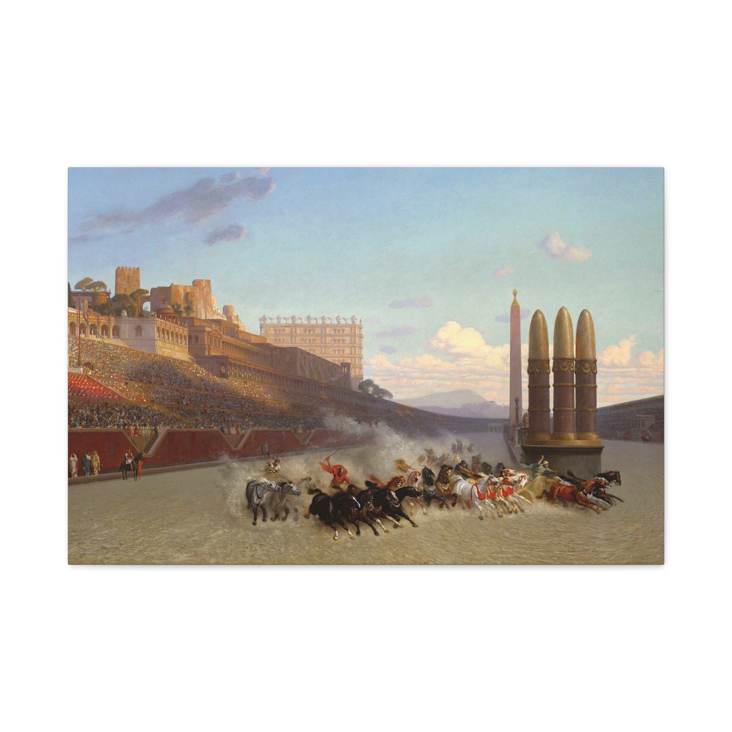 Chariot Race - Canvas Wrap
