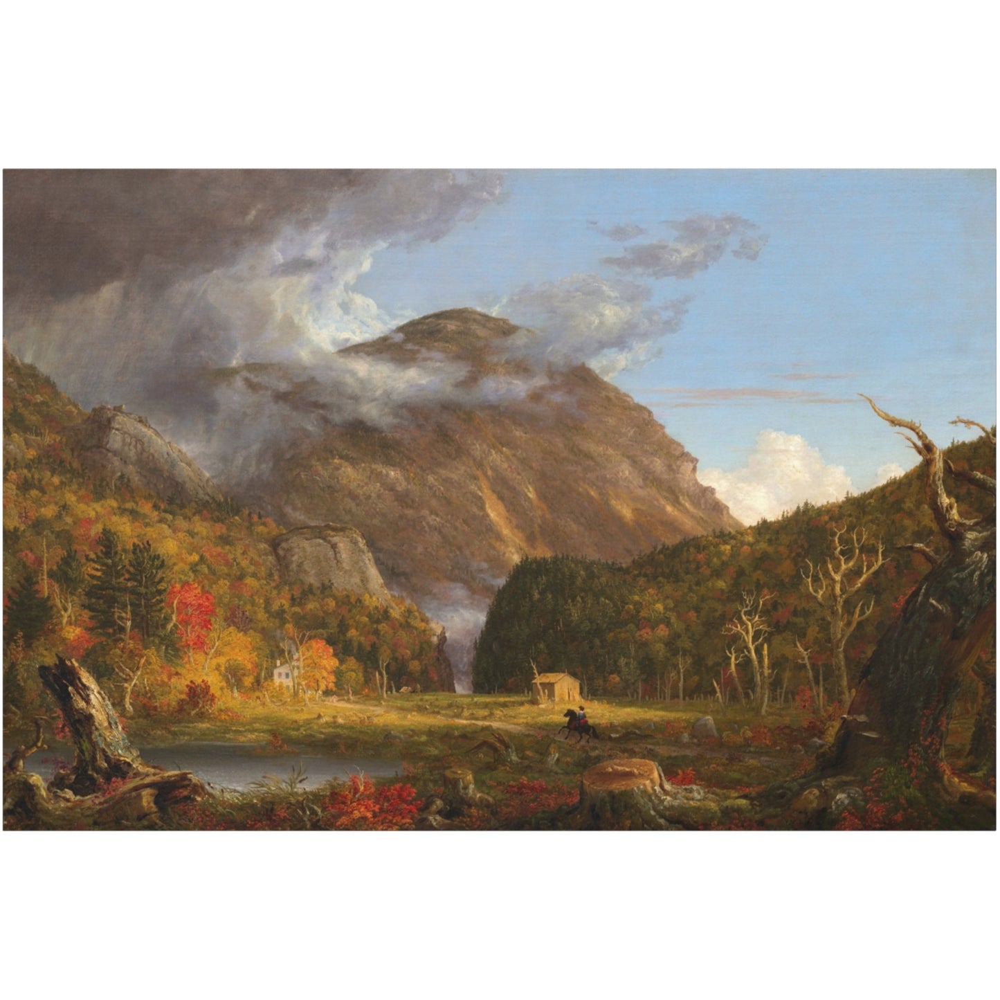 A View of Crawford Notch - Canvas Wrap