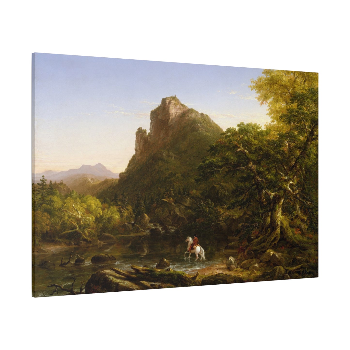 The Mountain Ford - Canvas Wrap