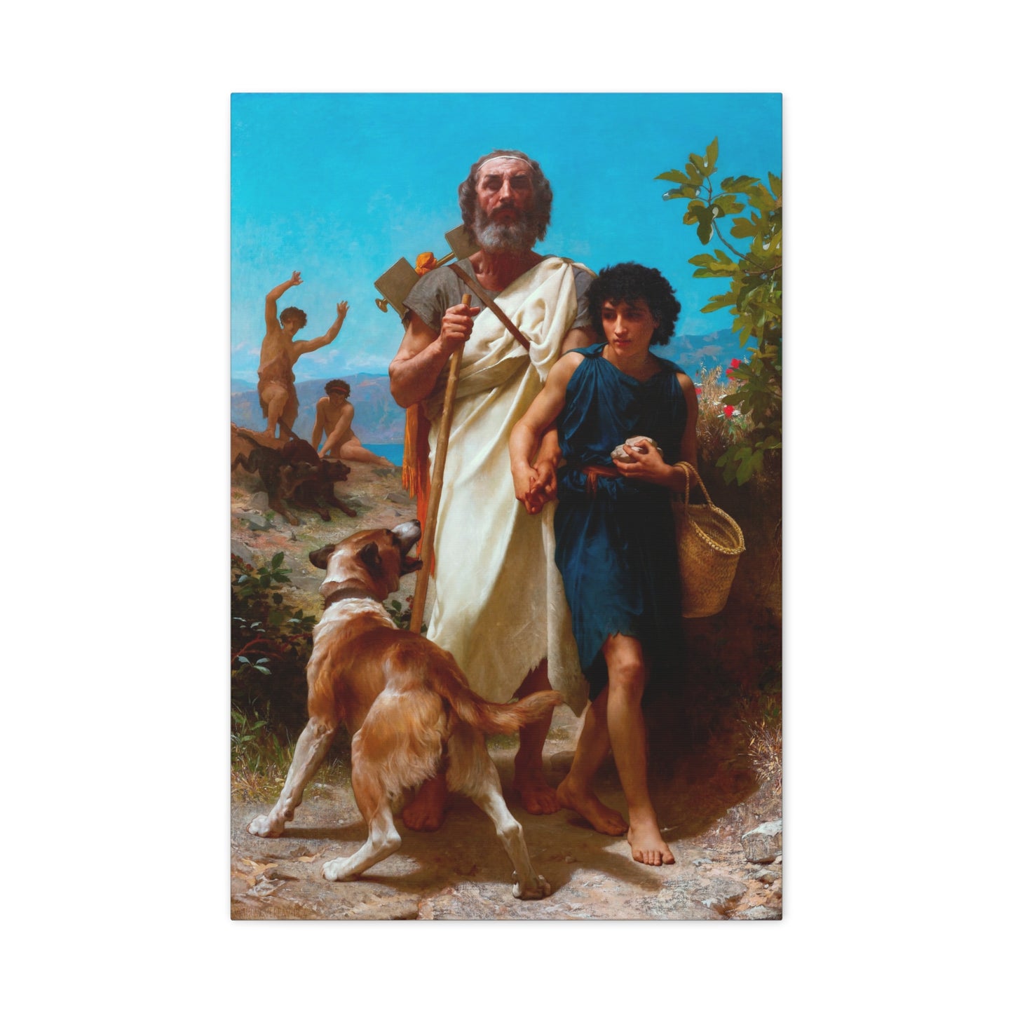 Homer and His Guide - Canvas Wrap