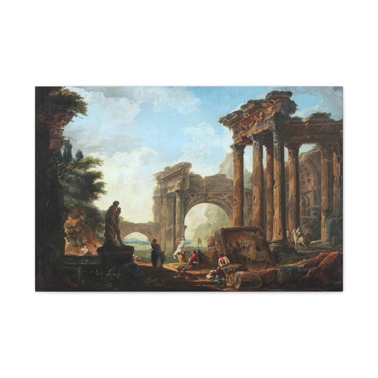 Ancient Ruins - Canvas Wrap