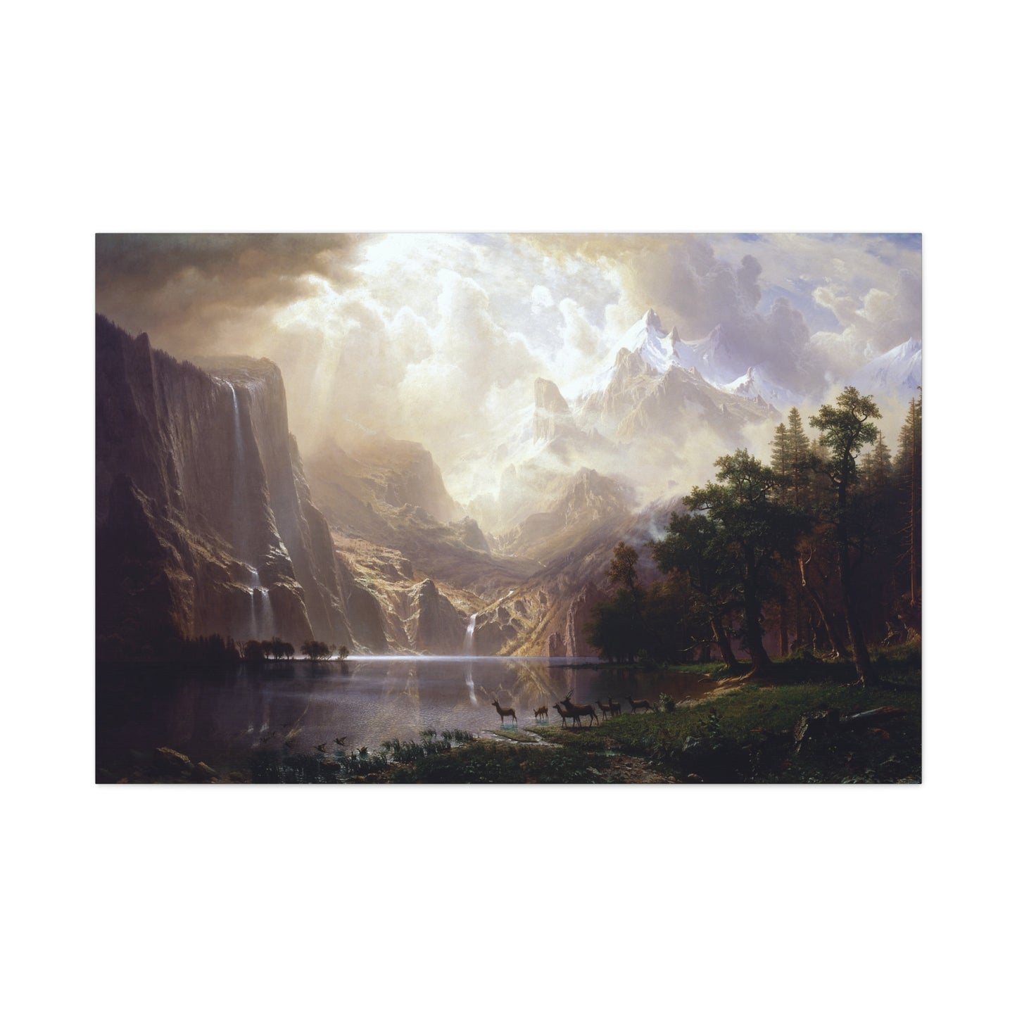 Among the Sierra Nevada Mountains - Canvas Wrap