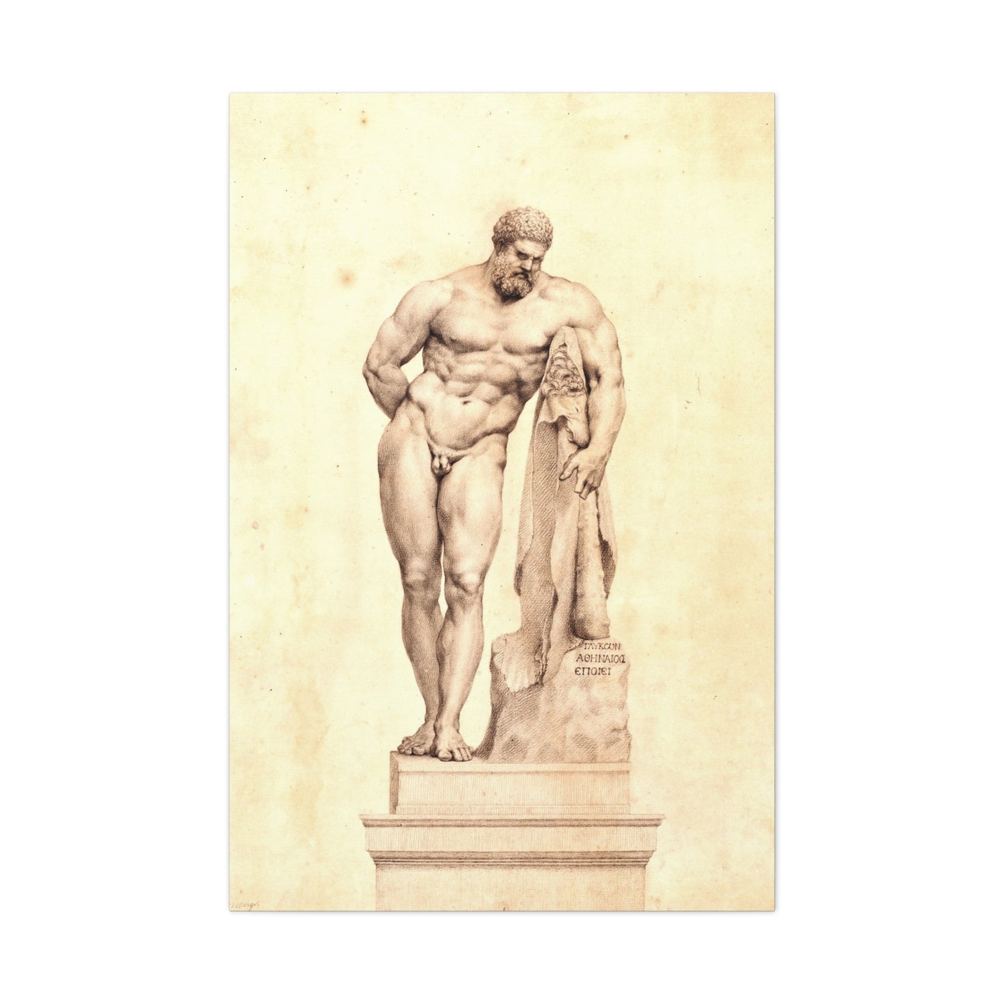 Hercules (Farnese) - Canvas Wrap