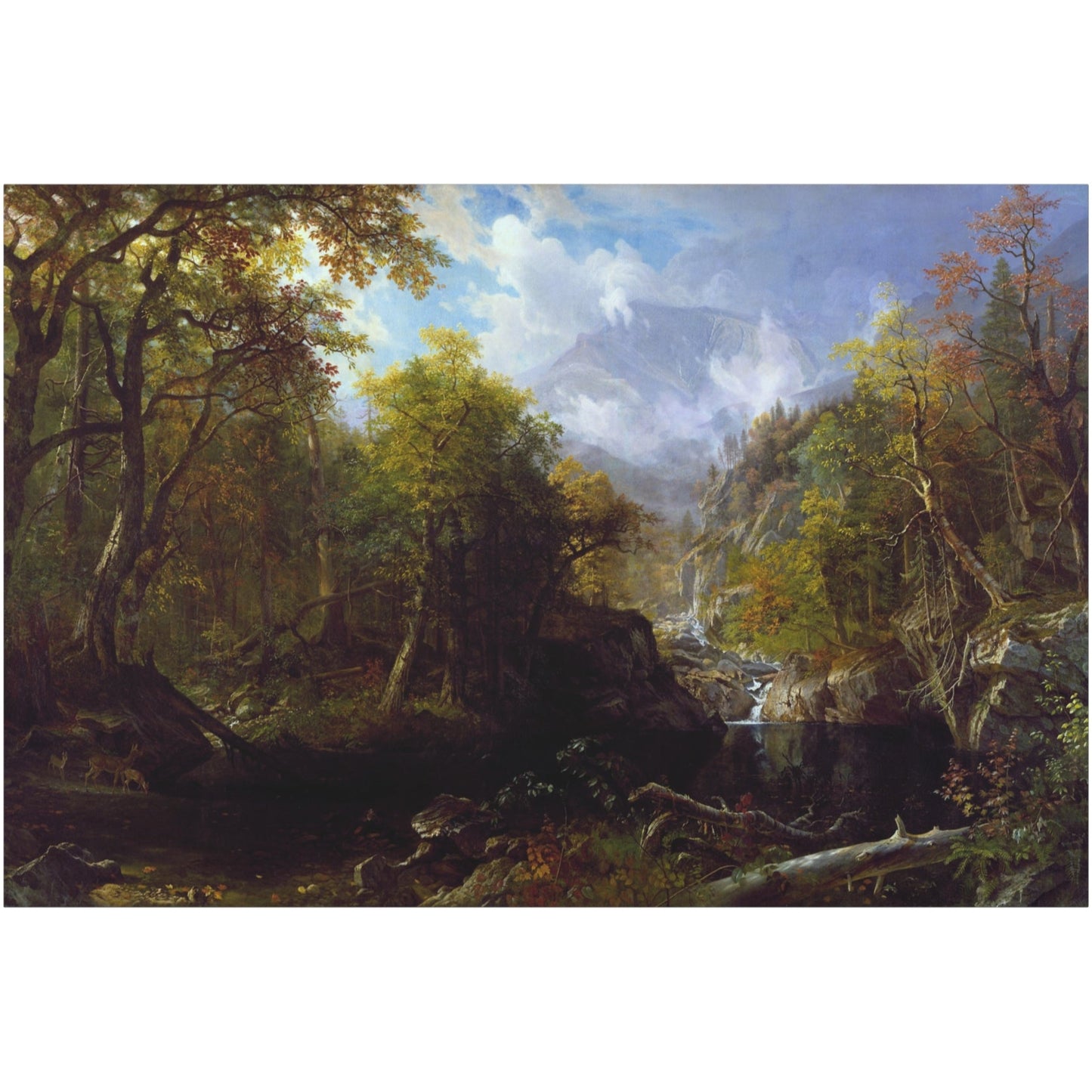 The Emerald Pool - Canvas Wrap