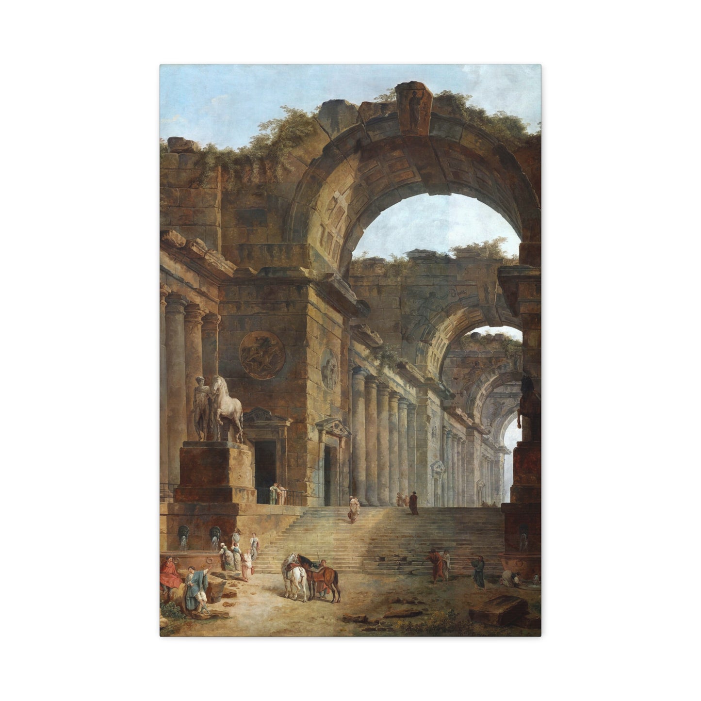 The Fountains - Canvas Wrap