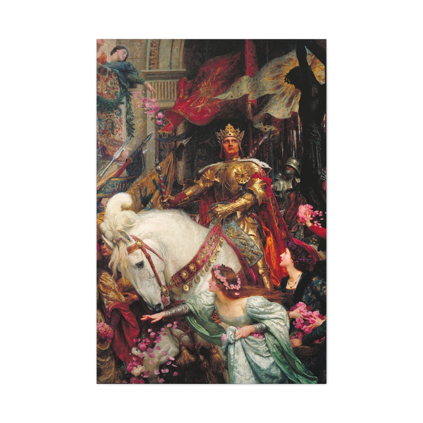 The Two Crowns - Canvas Wrap