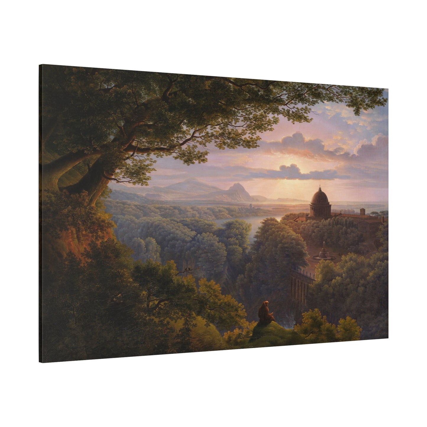 Landscape with Pilgrim - Canvas Wrap
