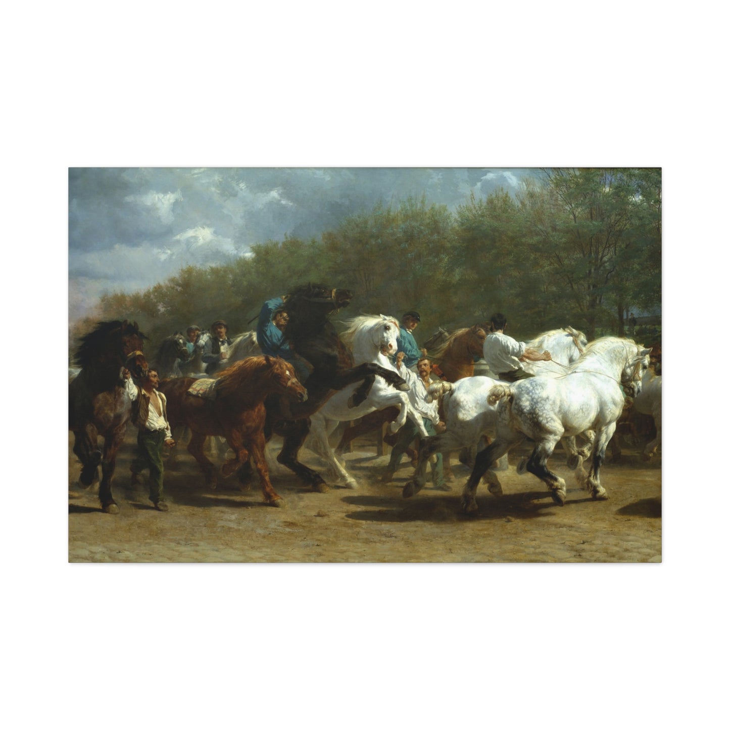 The Horse Fair - Canvas Wrap