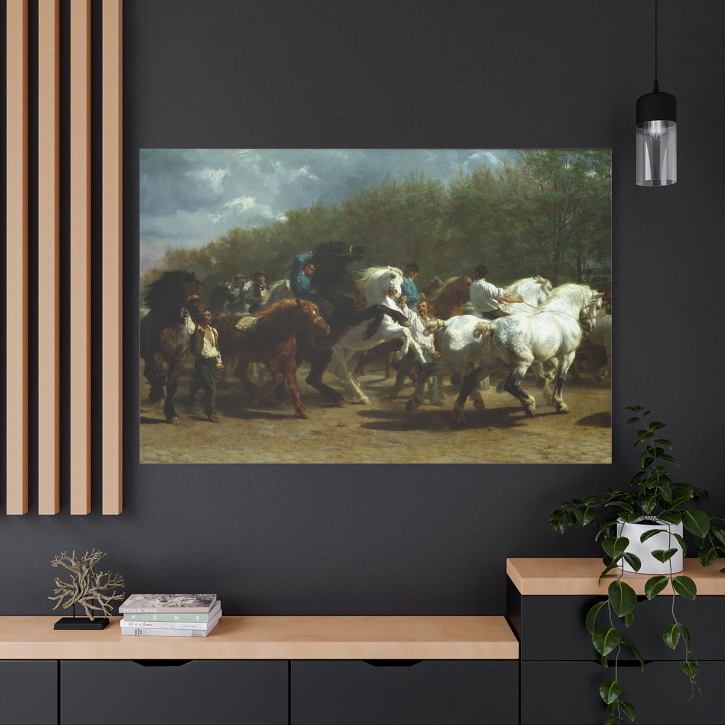 The Horse Fair - Canvas Wrap