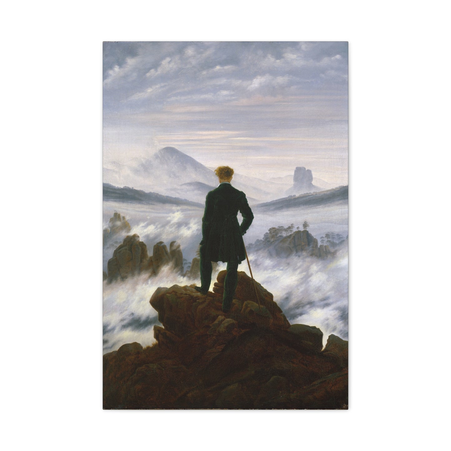 Wanderer above the Sea of Fog - Canvas Wrap
