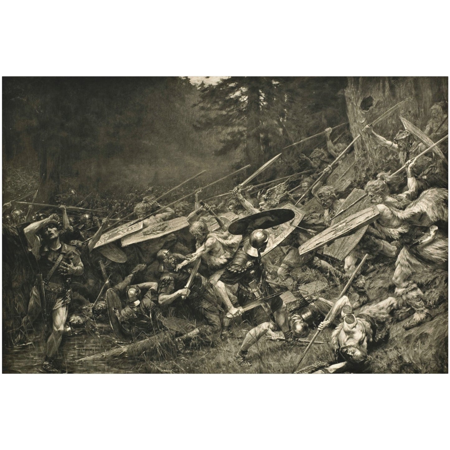 Furor Teutonicus - Canvas Wrap