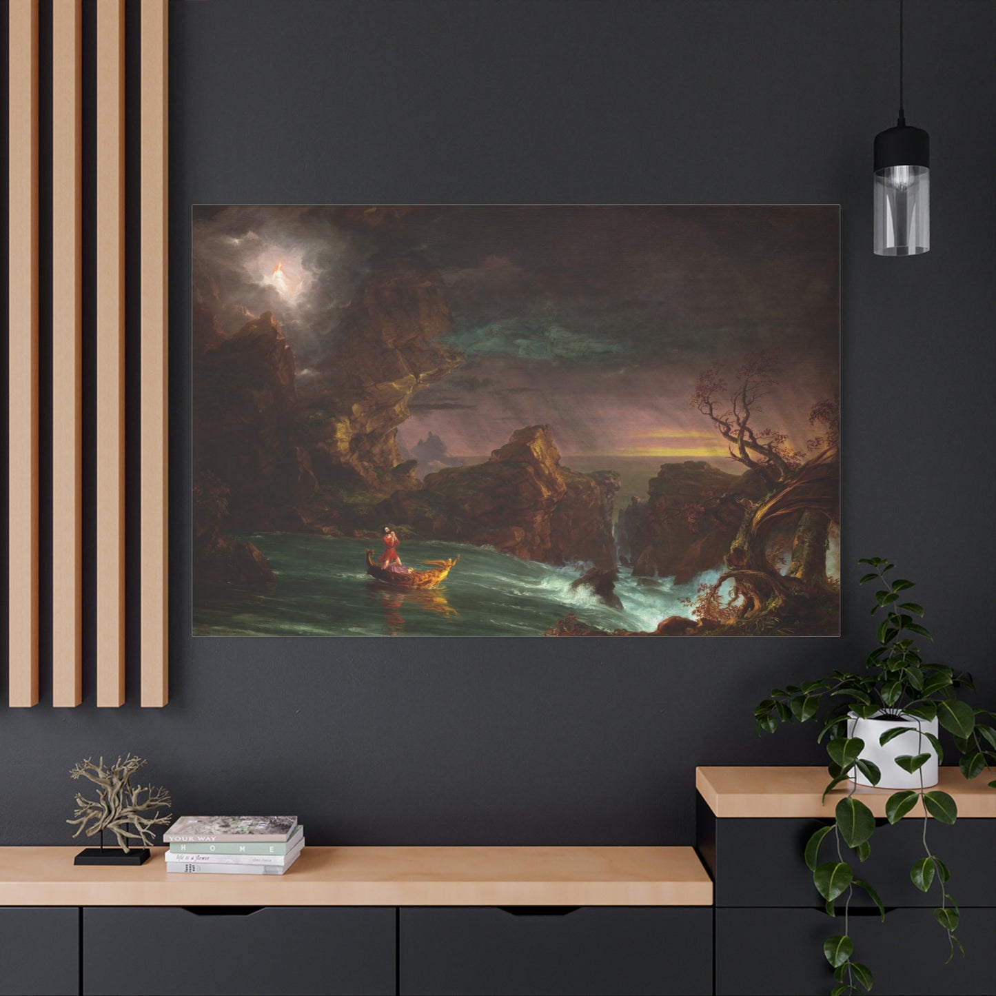 The Voyage of Life, Manhood - Canvas Wrap