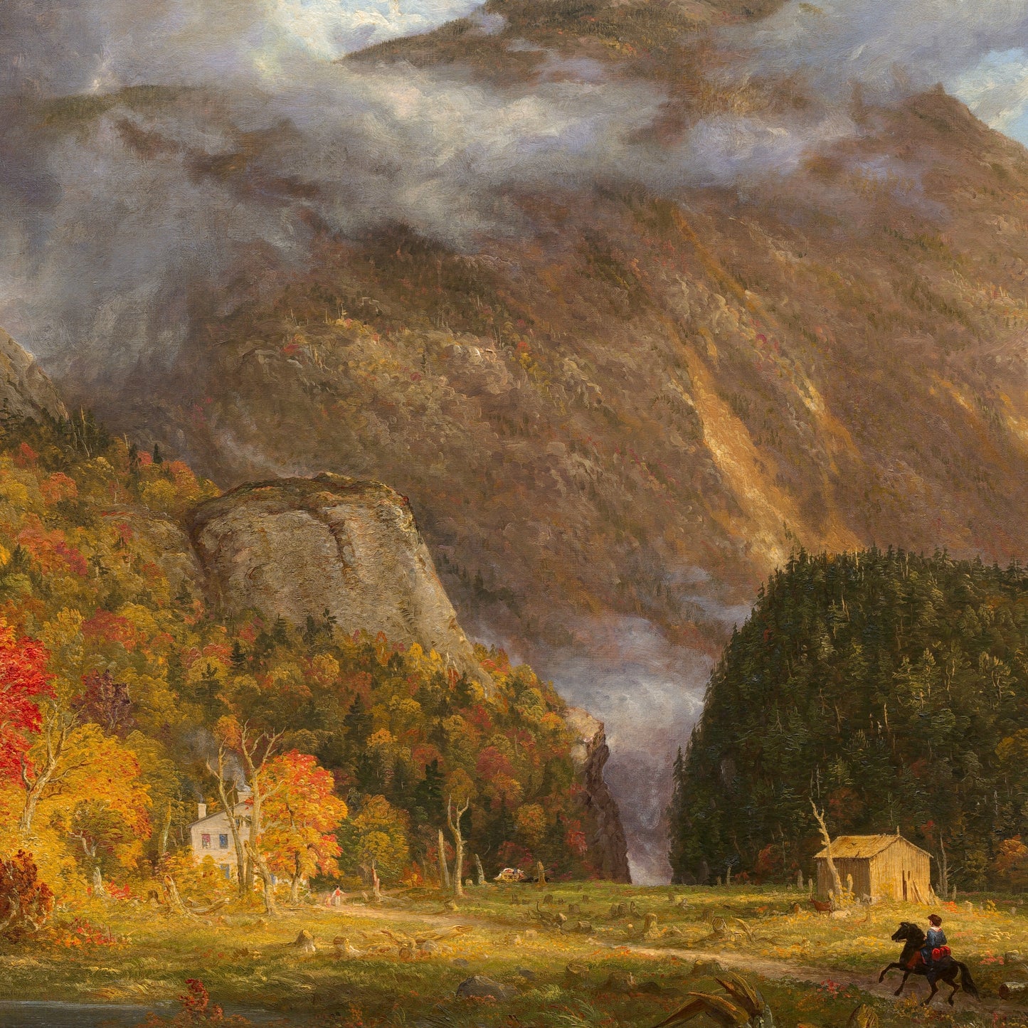 A View of Crawford Notch - Canvas Wrap
