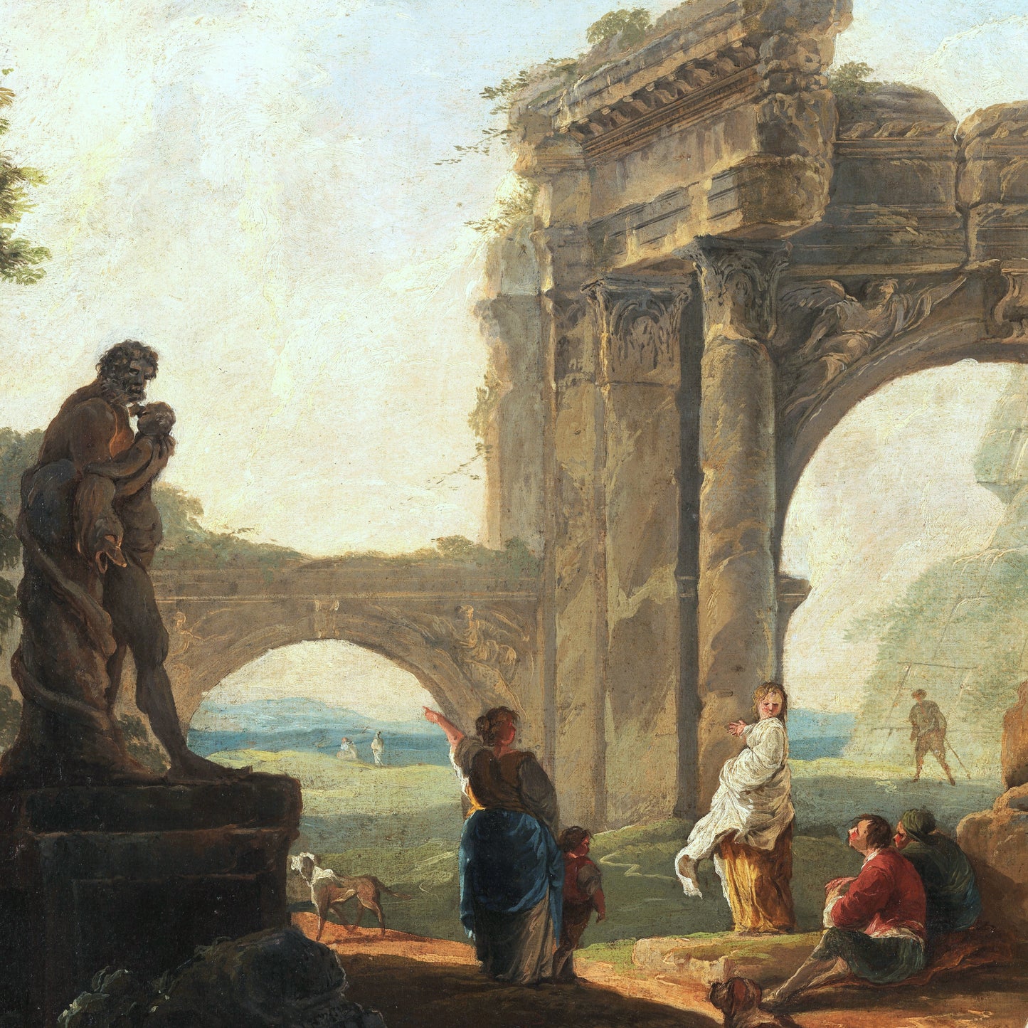 Ancient Ruins - Canvas Wrap