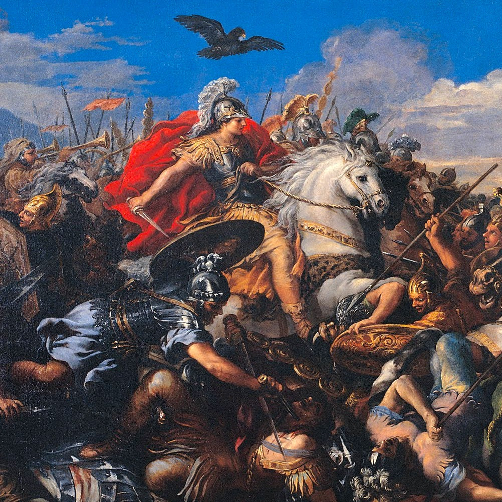 The Battle of Alexander Versus Darius - Canvas Wrap