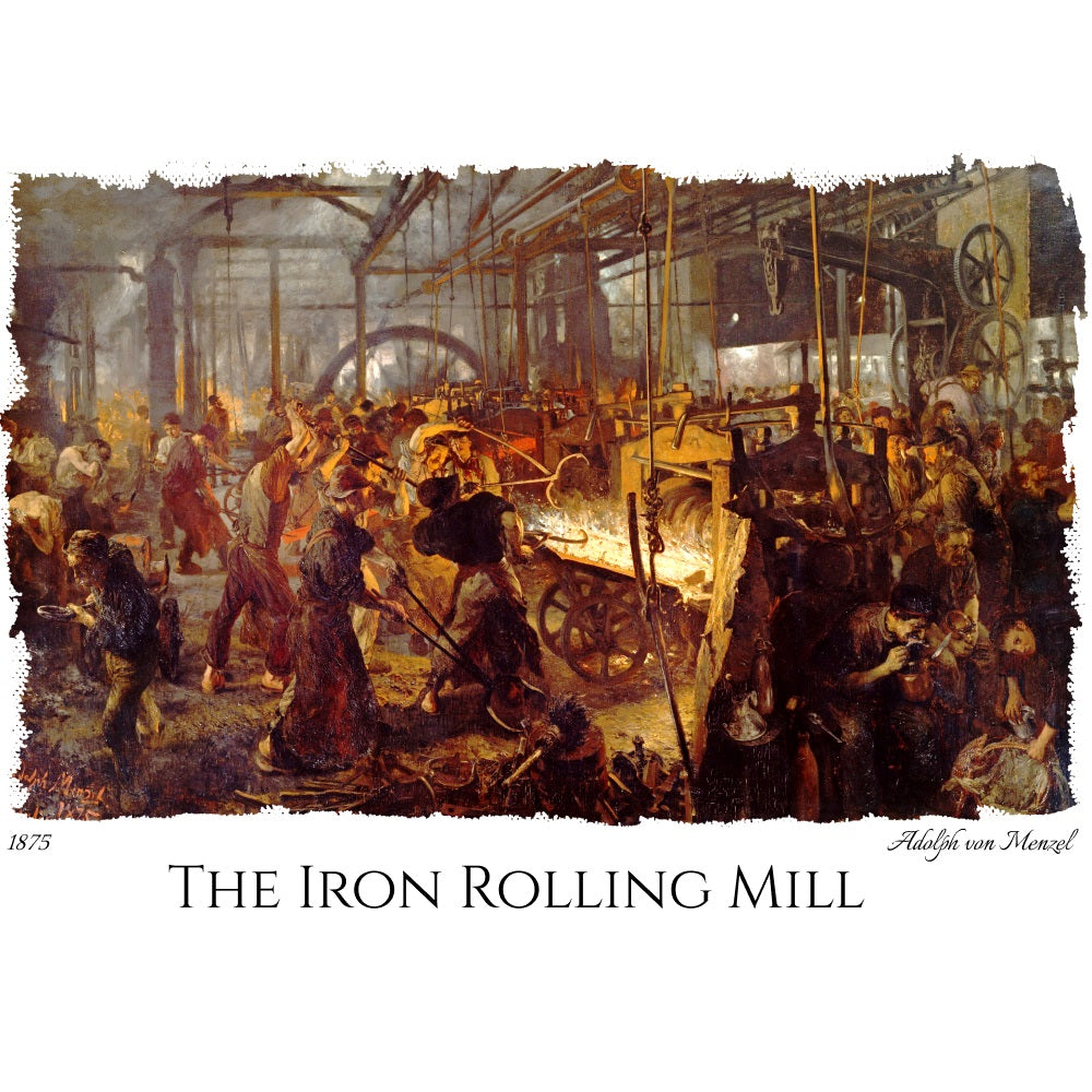 The Iron Rolling Mill - Fine Art T-Shirt