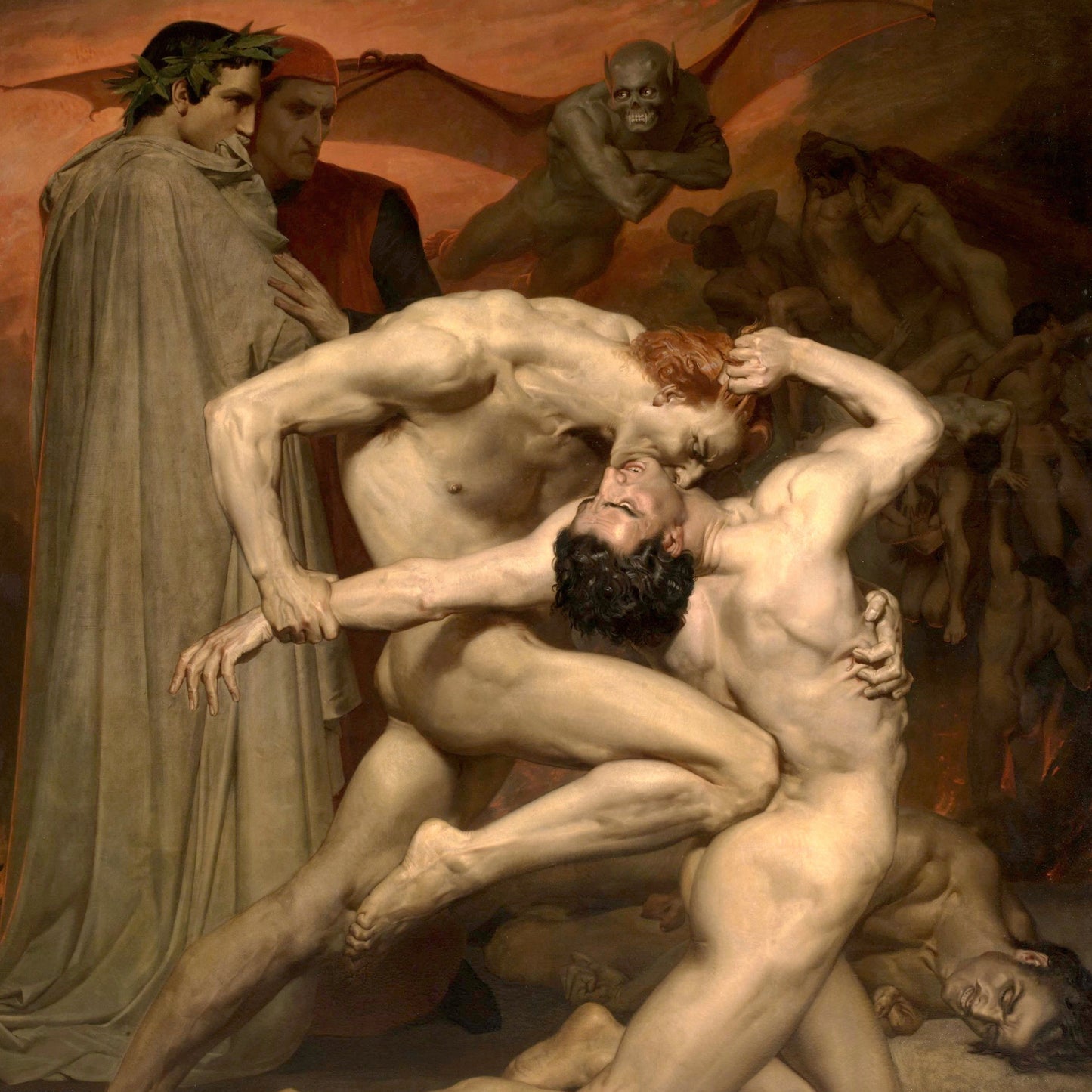Dante and Virgil - Canvas Wrap