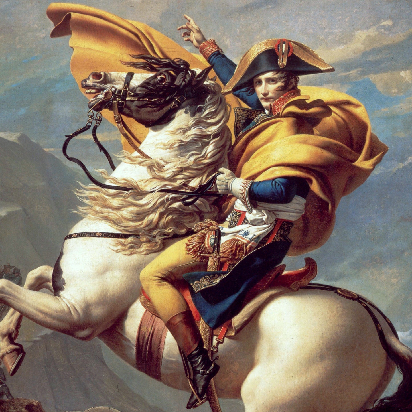Napoleon Crossing the Alps - Canvas Wrap