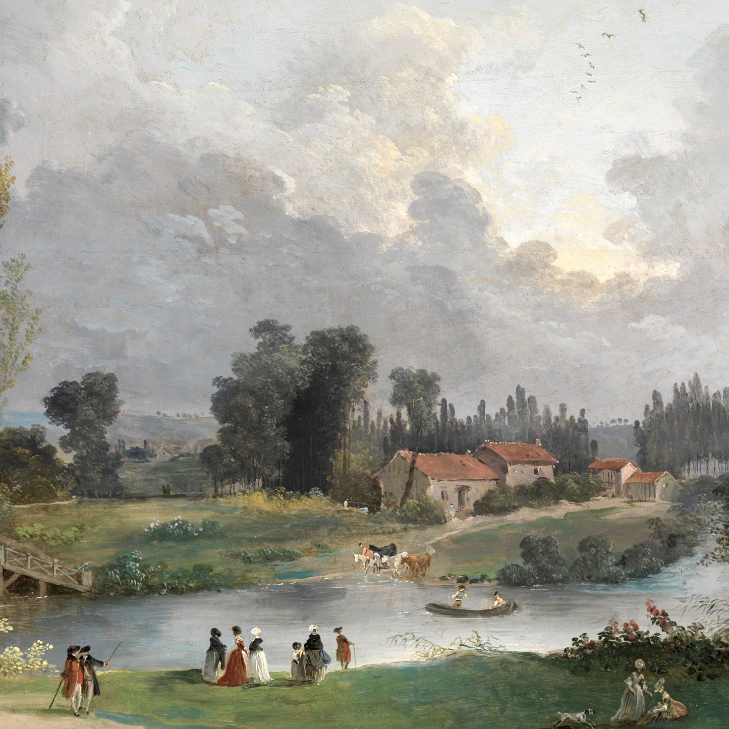 Park Landscape - Canvas Wrap