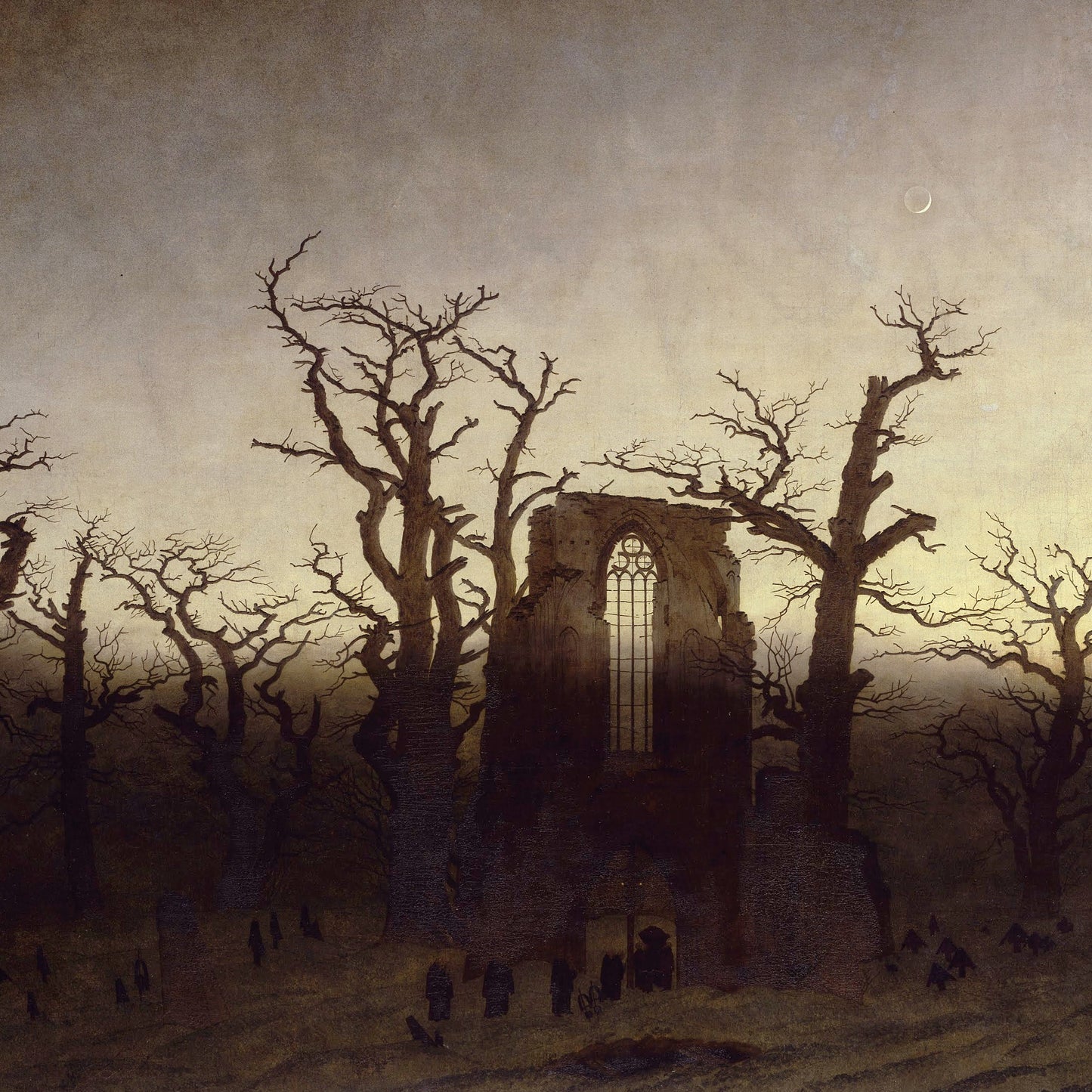The Abbey in the Oakwood - Canvas Wrap