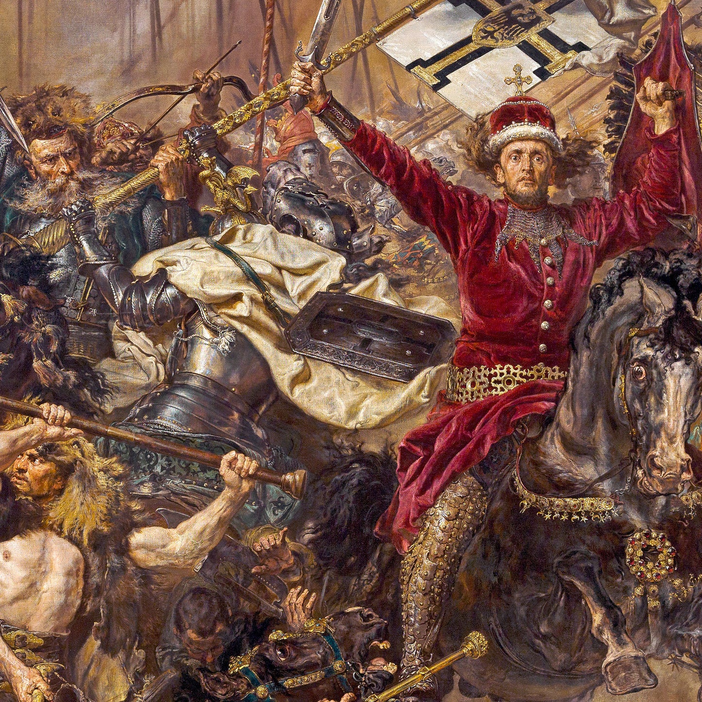 The Battle of Grunwald - Canvas Wrap
