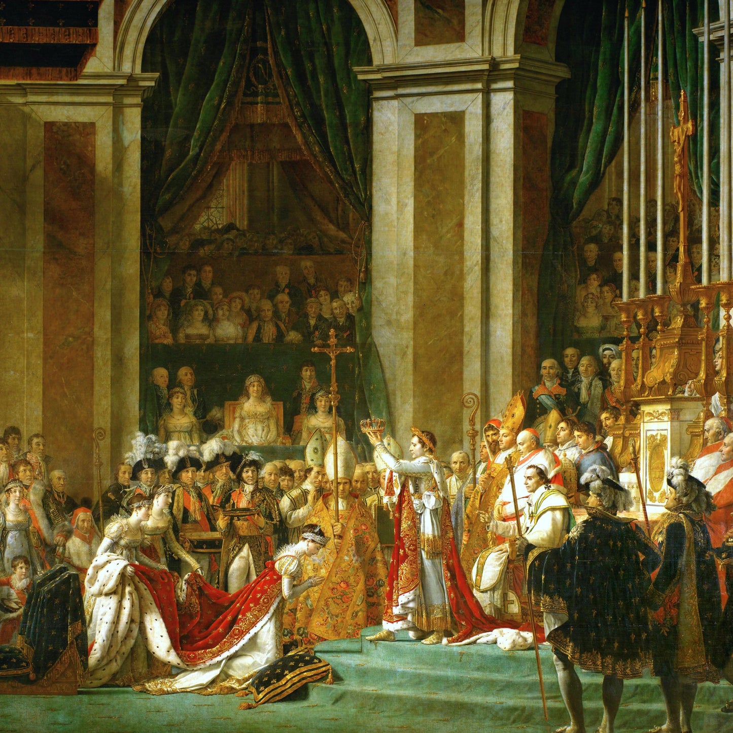 The Coronation of Napoleon - Canvas Wrap